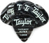 Taylor Premium Darktone 351 Thermex Ultra Picks 6-pack Black Onyx 1.00 mm 80716