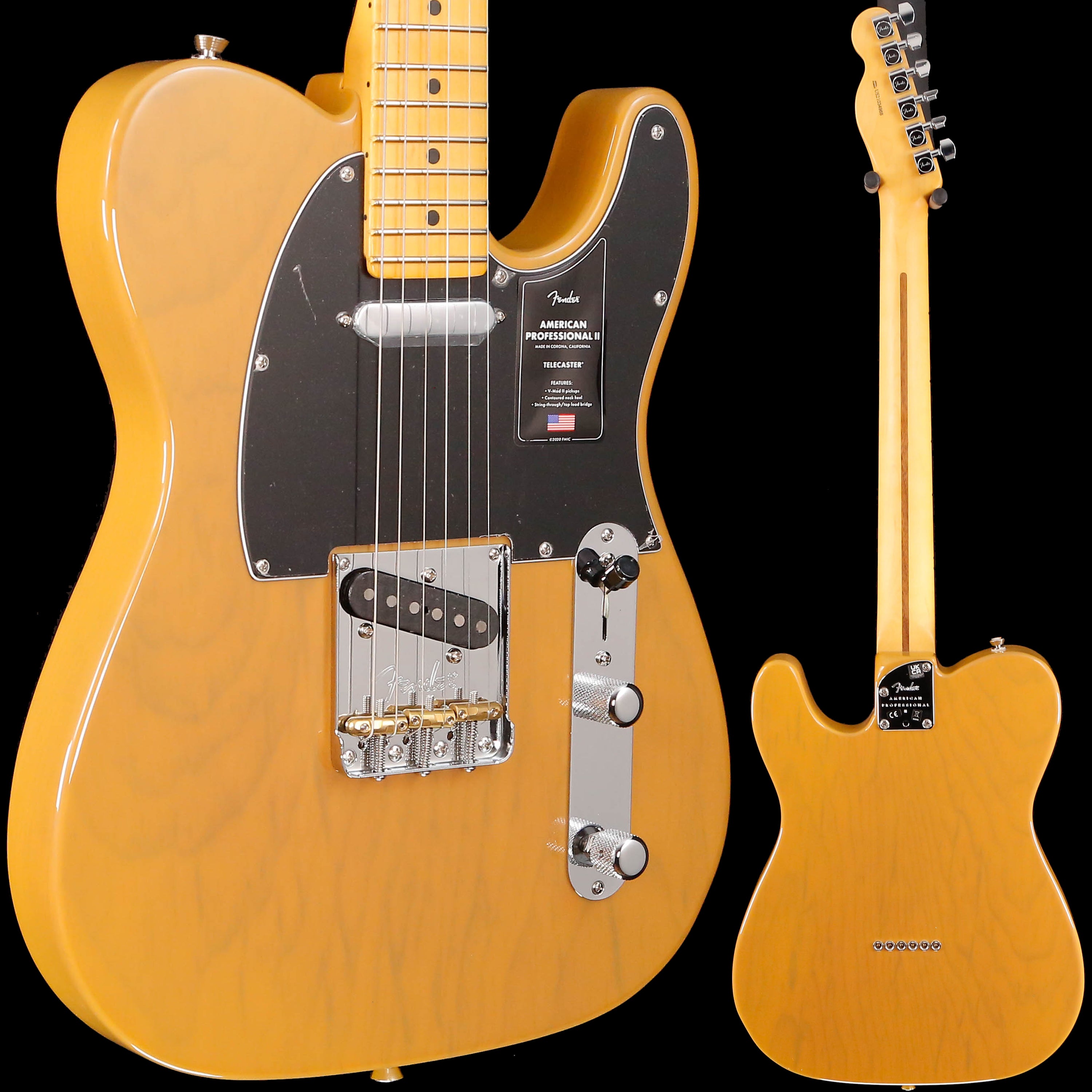 Fender American Professional II Telecaster, Maple Fb, BS Blonde