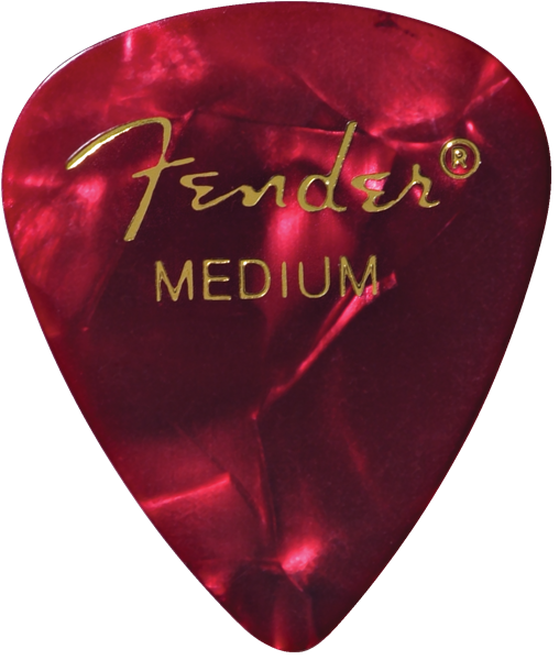 Fender 351 Medium Red Moto Picks 12 pk