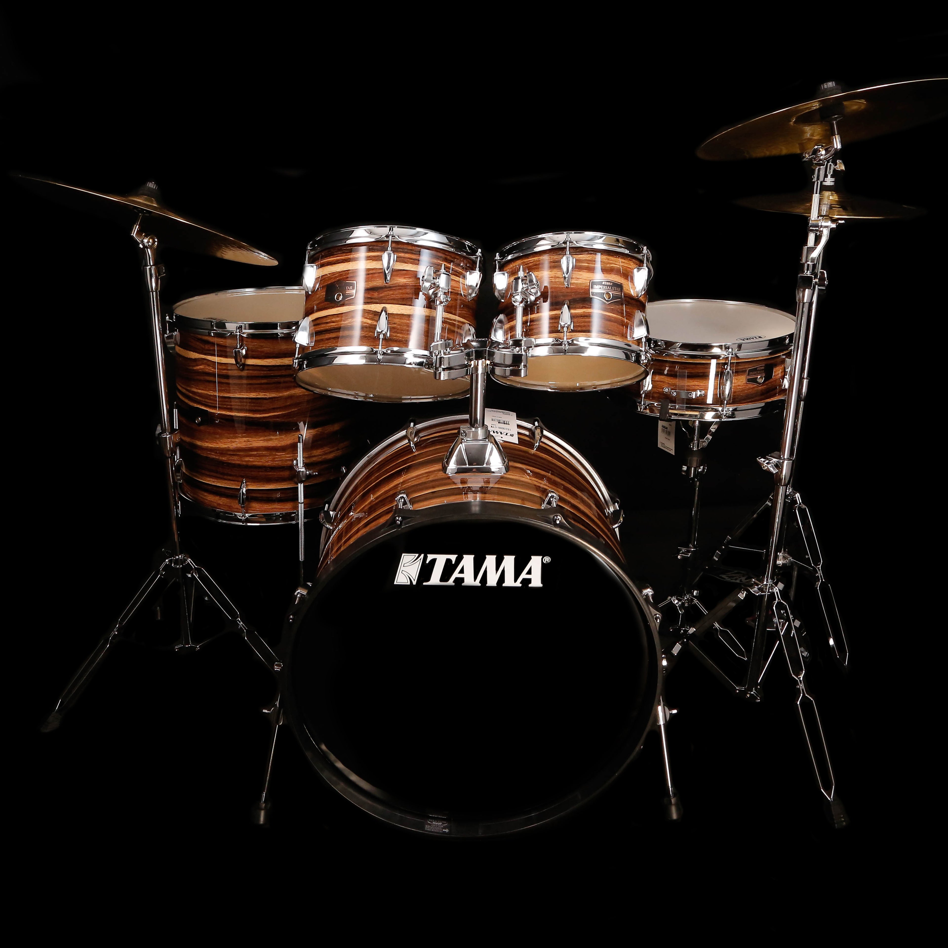 Tama Imperialstar IE52C 5-pcDrum Set w/Snare & Meinl Cyms - Coffee Teak Wrap