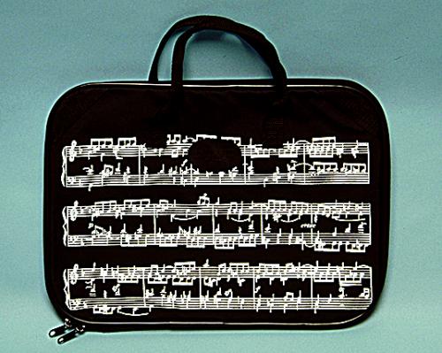 Music Staff Black Briefcase