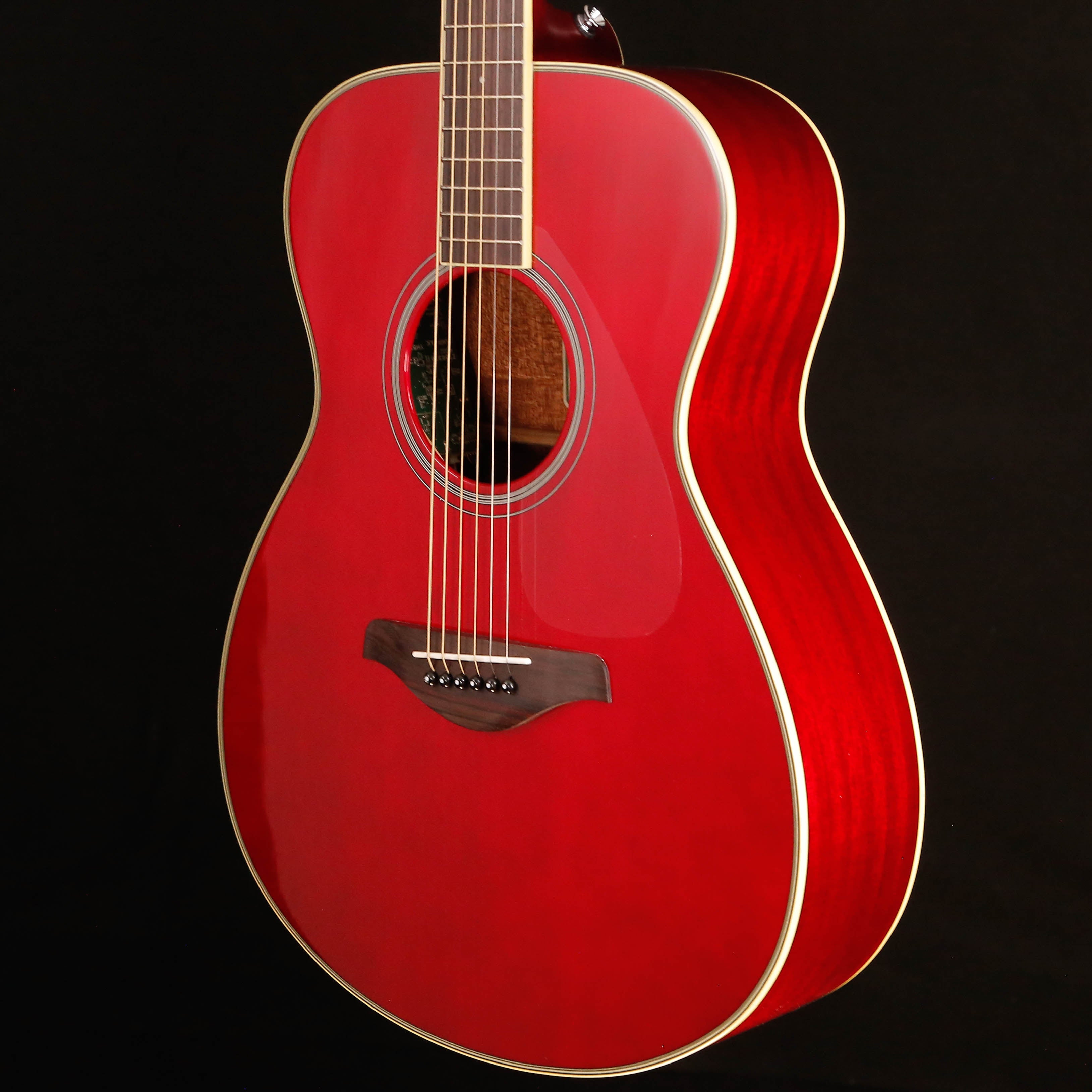 Yamaha FS-TA RR TransAcoustic FS guitar, Ruby Red