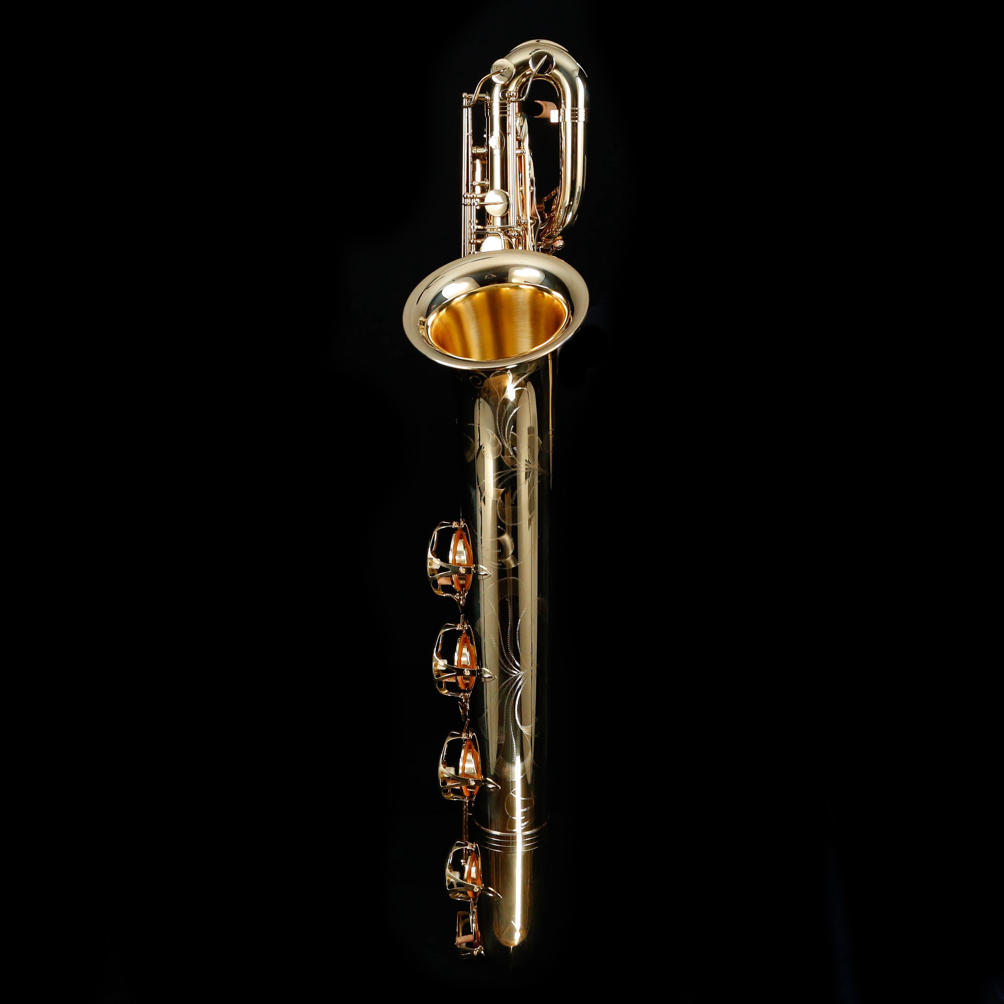 Yanagisawa BWO1 Eb Baritone Saxophone, Standard Finish, Hand-Engraved Bell