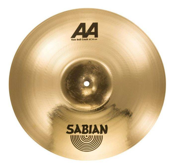 Sabian 2160772B 16'' AA Raw Bell Crash Brilliant Finish 995 grams