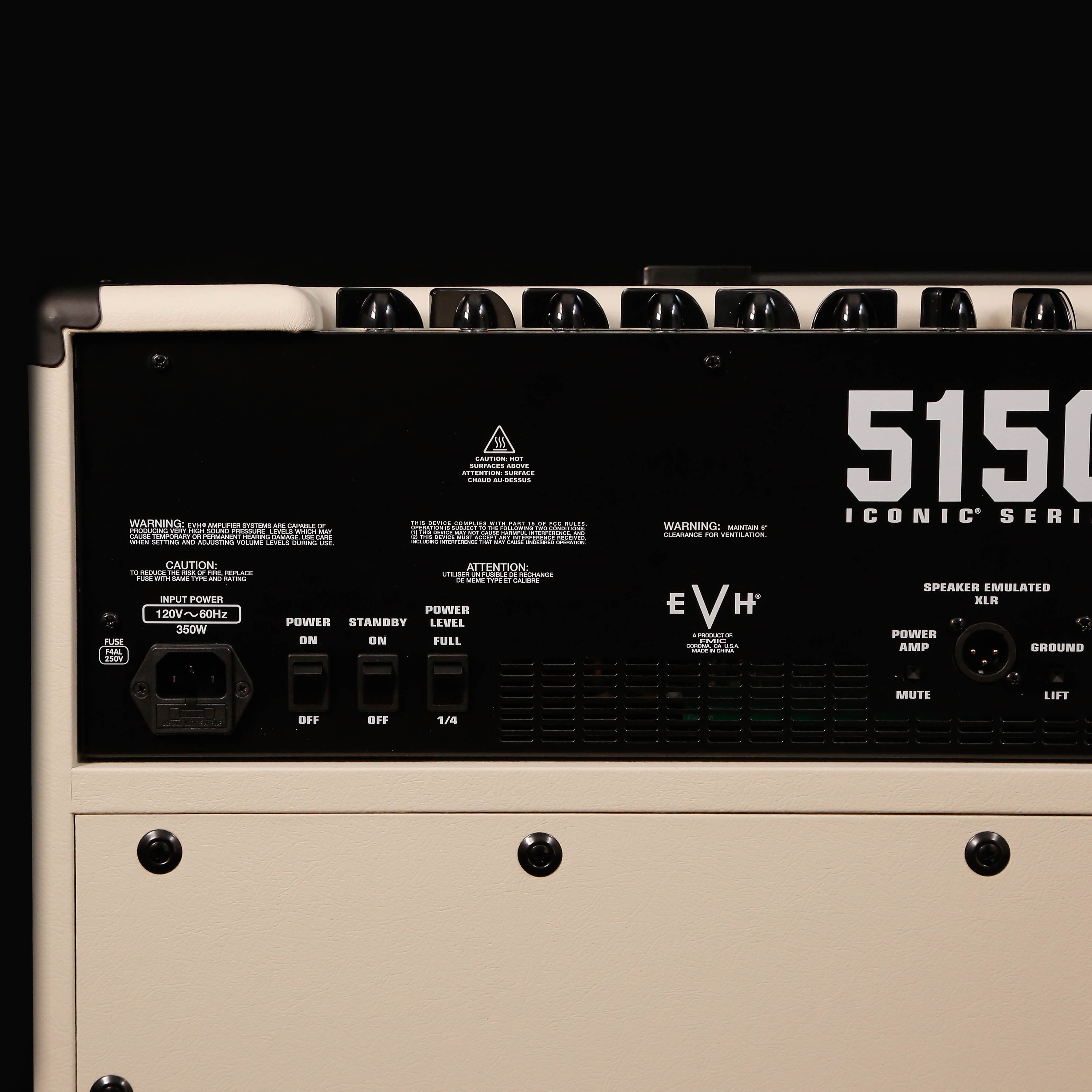 EVH 5150 ICONIC Series 2x12 60w Combo Amp, Ivory