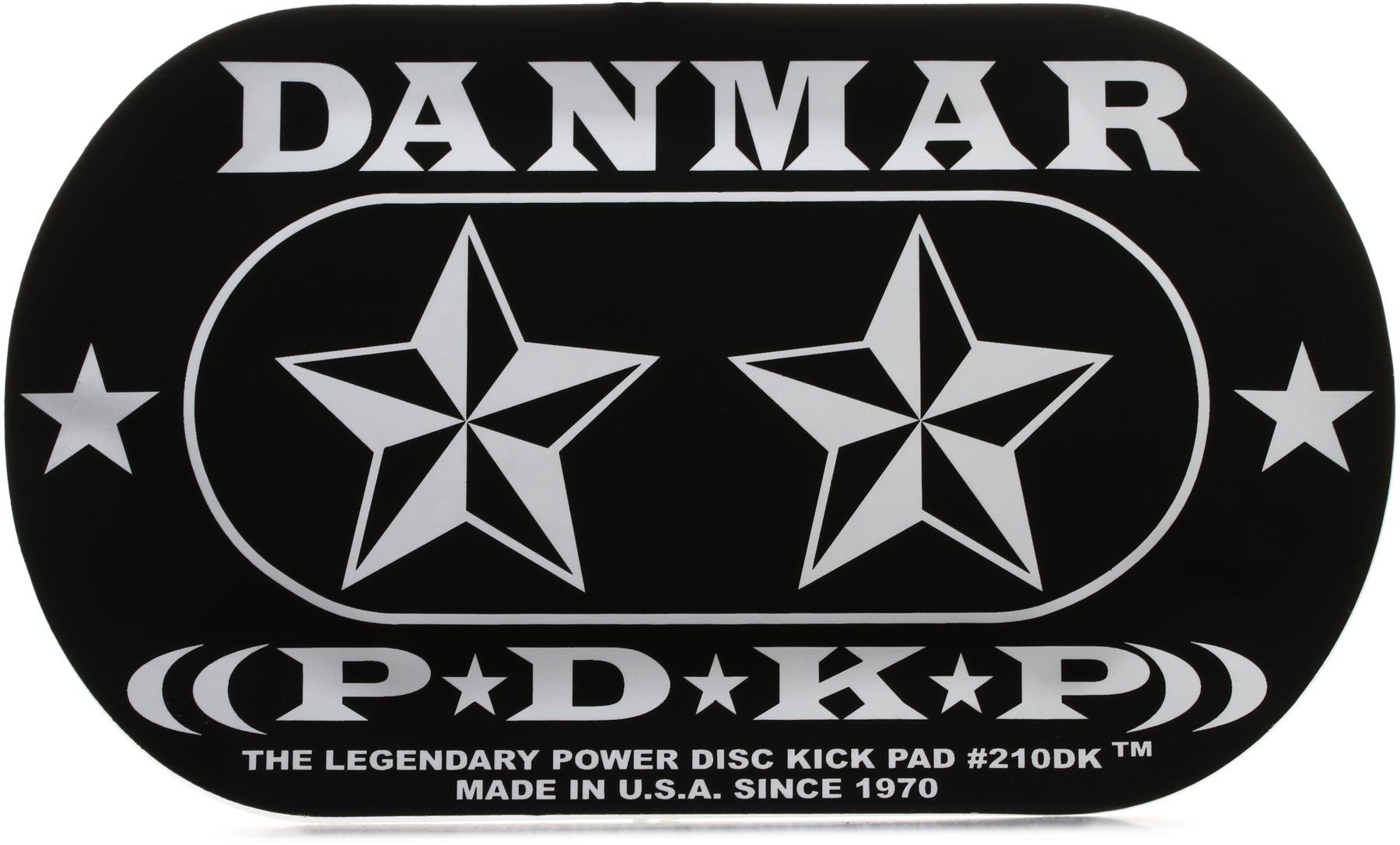 Danmar 210DKST Power Disc Bass Drum Impact Kick Pad - Double Star
