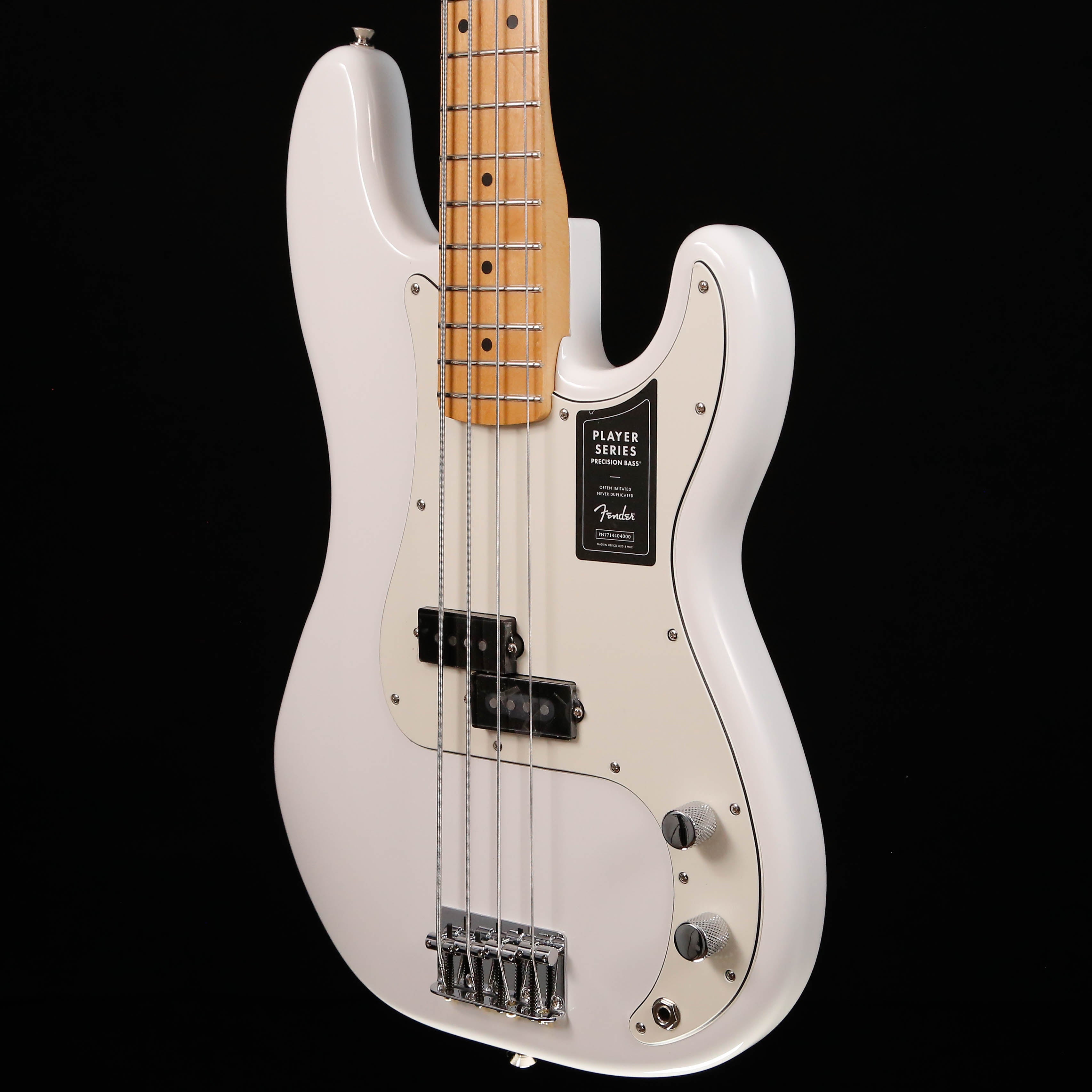 Fender Player Precision Bass, Maple Fb, Polar White