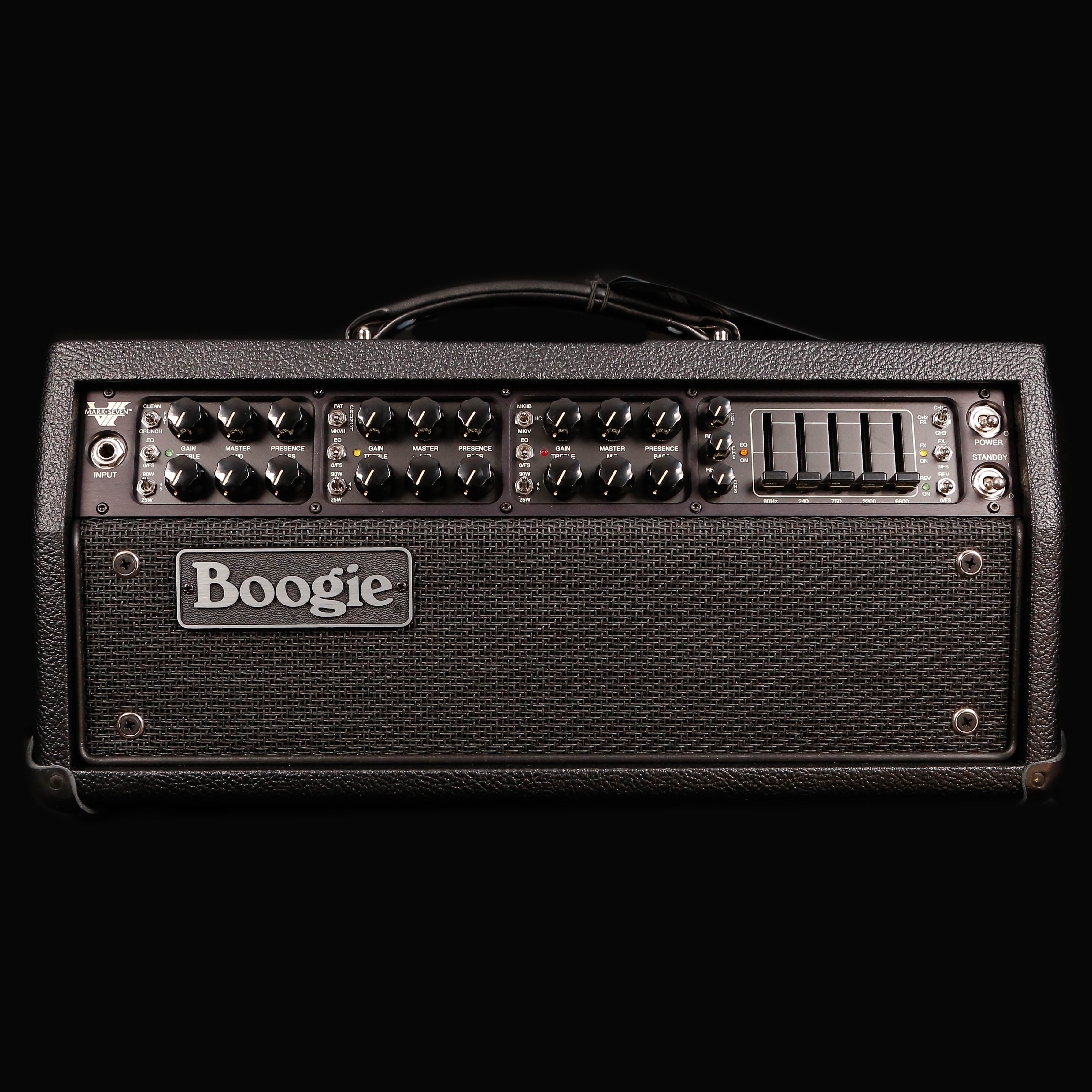 Mesa Boogie Mark 7 VII Head, Black Bronco, Black Grille