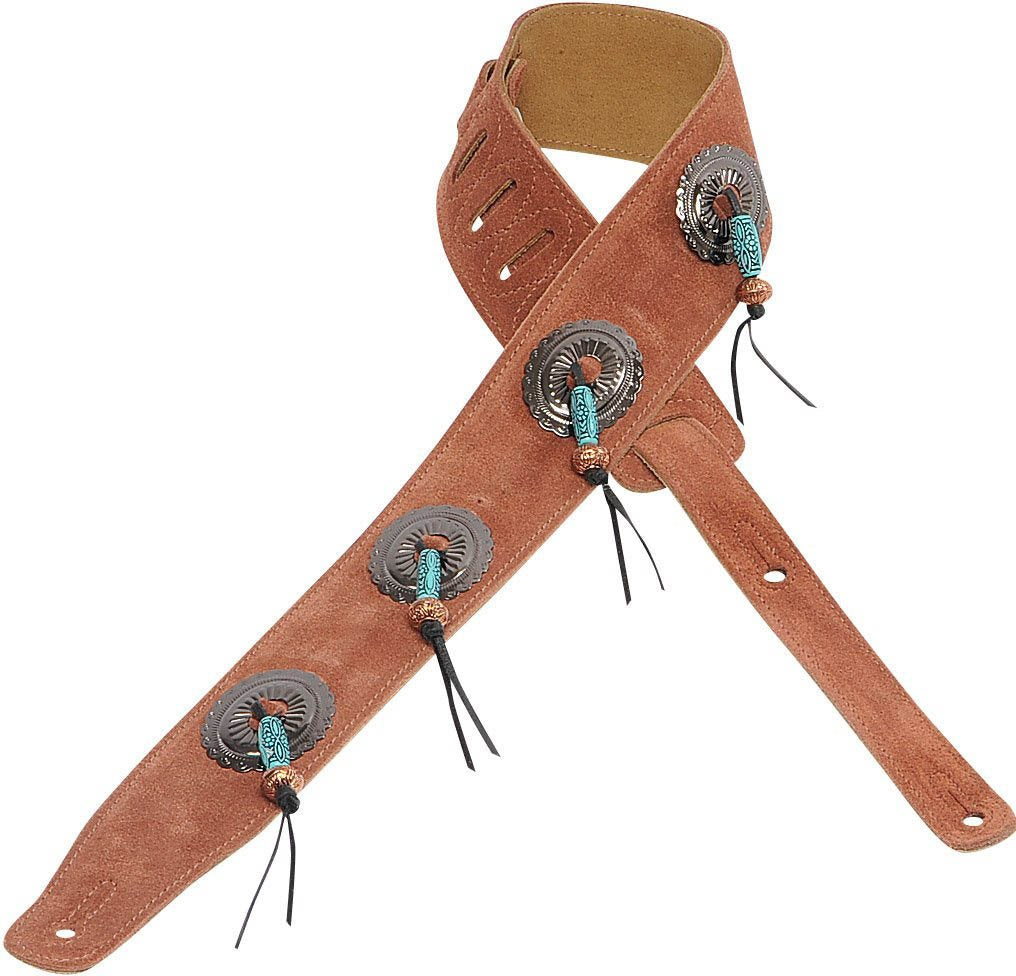 Levy's MS26SF-RST 2.5'' Suede Leather Strap w Suede Backing