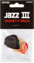 Dunlop Player's Jazz III Guitar Pick Variety Pack - 6 Pc