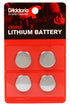 Planet Waves PW-CR2032-04 3V Lithium Battery 4-pack