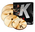 Zildjian K Custom Cymbal Set, Dark Pack 14 pr/16/18/20