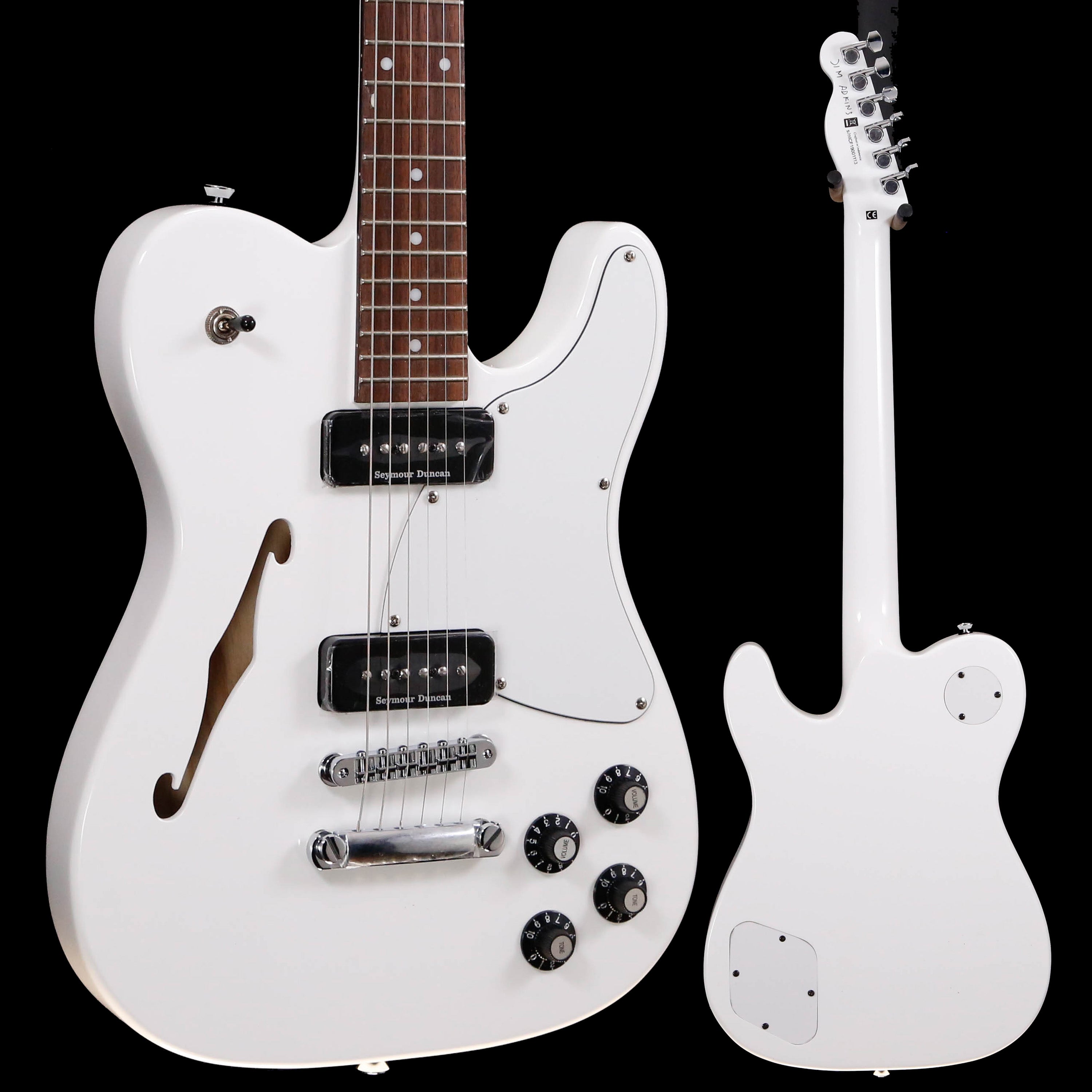 Fender Jim Adkins JA-90 Signature Thinline Telecaster, White
