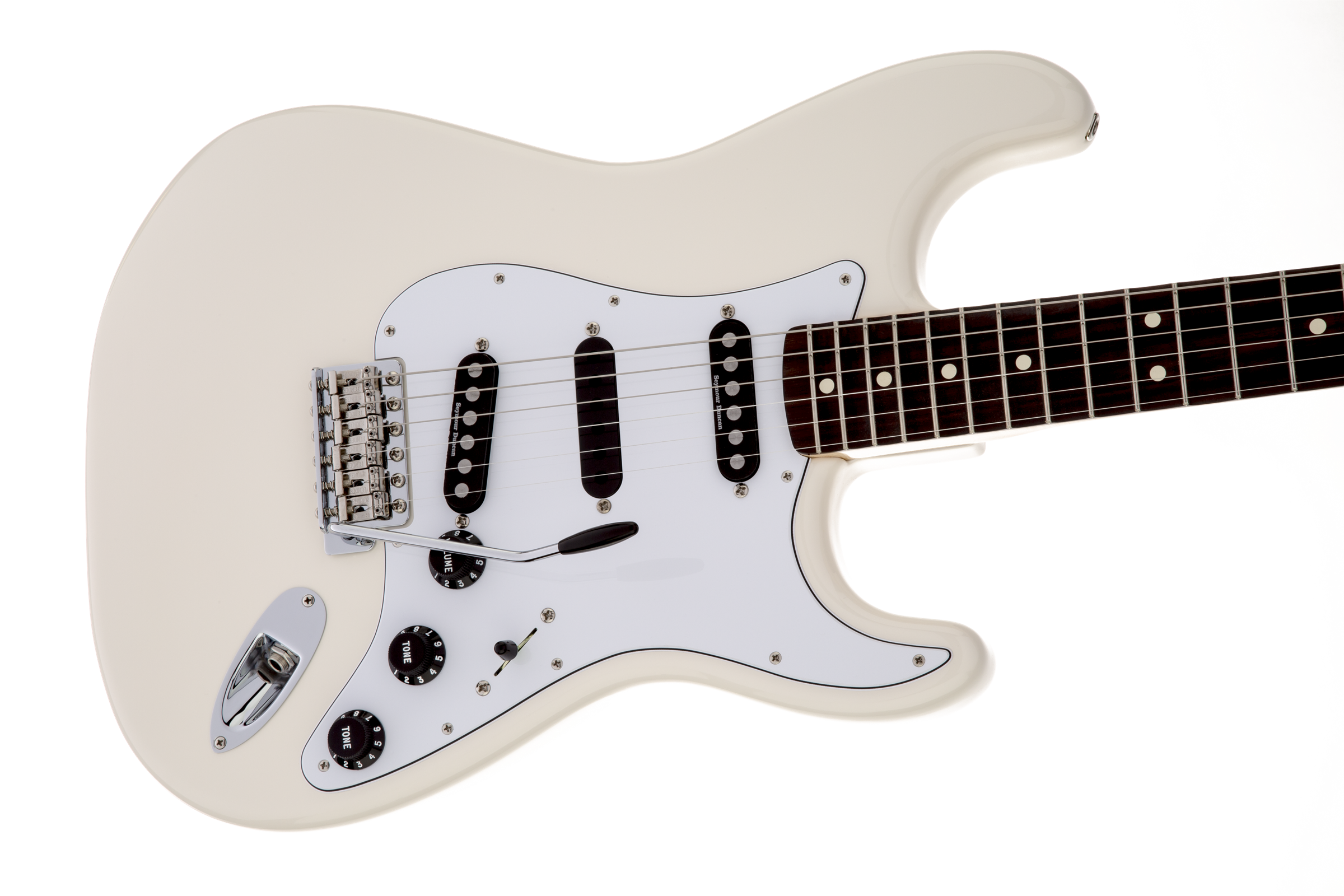 Fender Ritchie Blackmore Stratocaster, Scalloped Rosewood Fb, Olympic White