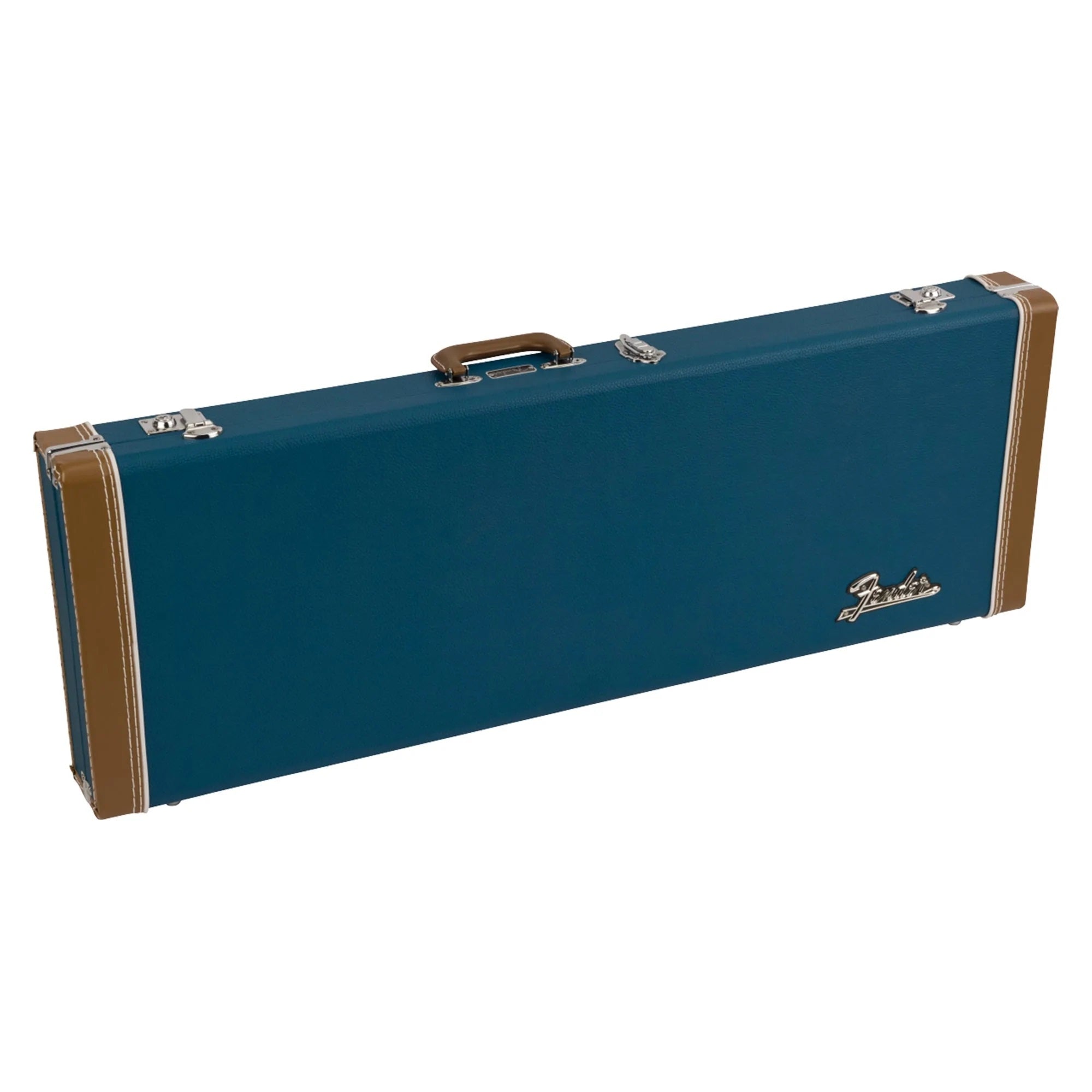 Fender Classic Wood Strat/Tele Hardshell Case, Lake Placid Blue