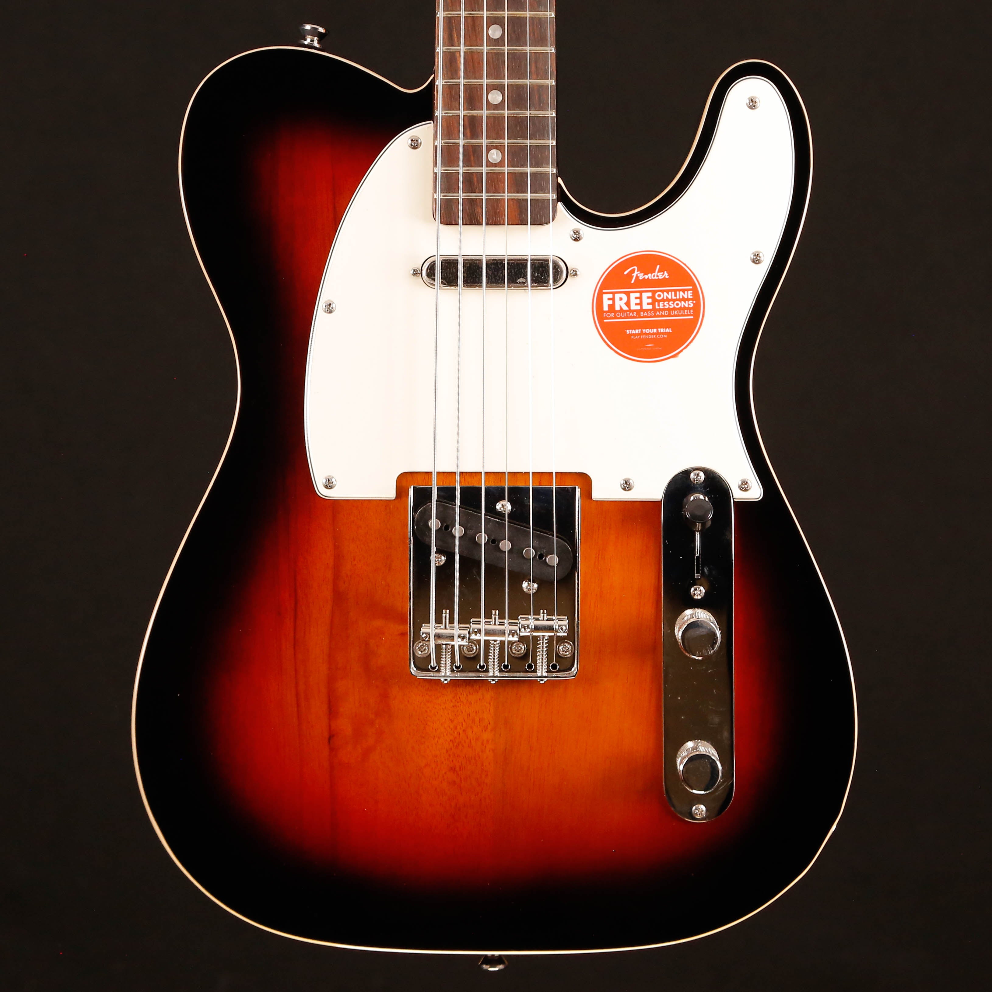 Squier Classic Vibe Baritone Custom Telecaster, 3-color SB