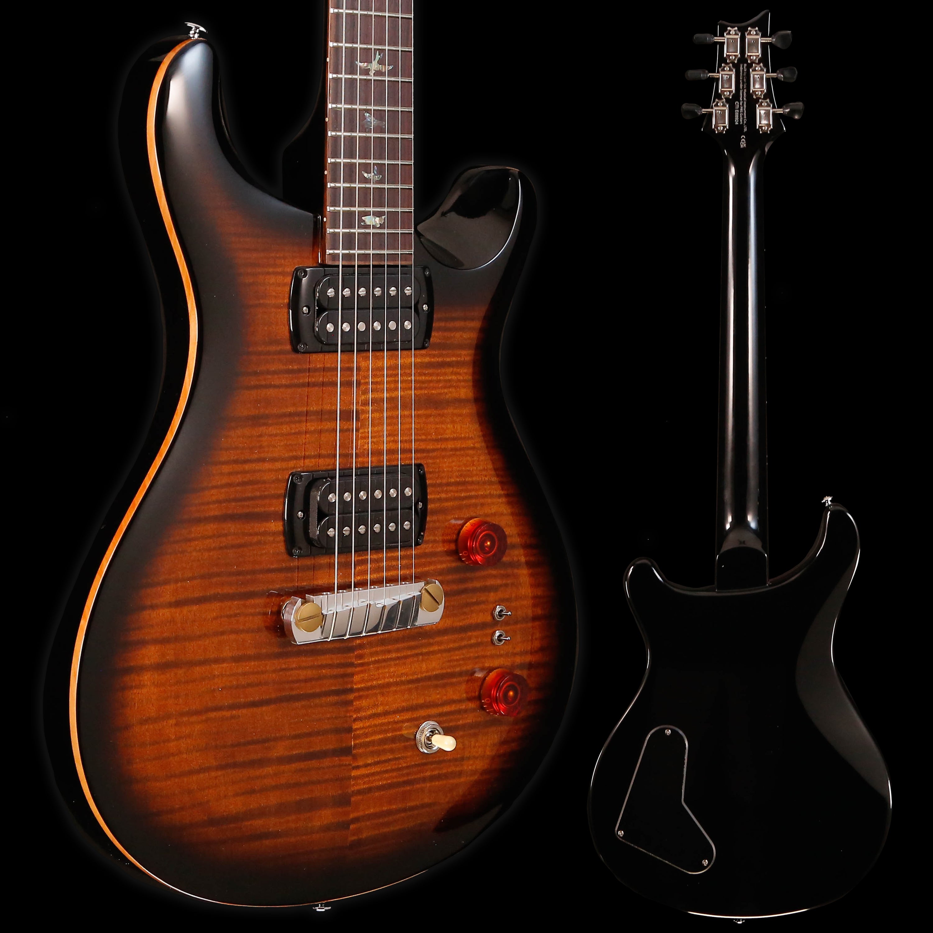 PRS SE Paul's Guitar Electric, Black Gold Sunburst