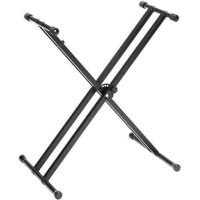 Yamaha PKBX2 Double Braced Black, Metal collapsible X-style keyboard stand