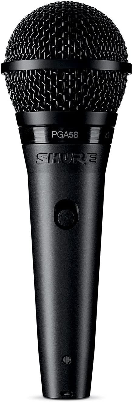Shure PGA58-XLR Vocal Microphone with XLR to XLR Microphone Cable