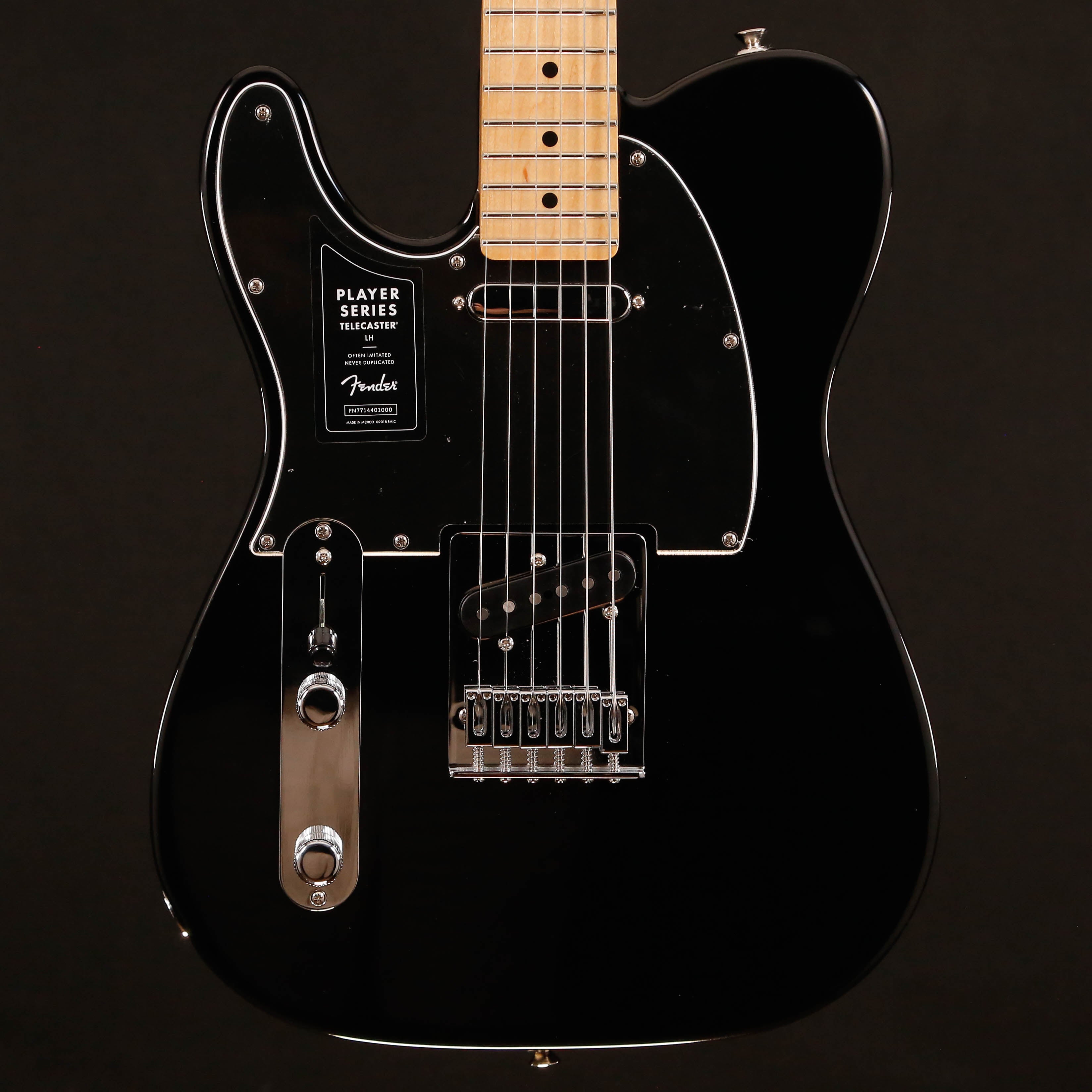 Fender Player Telecaster LH, Maple Fd, Black