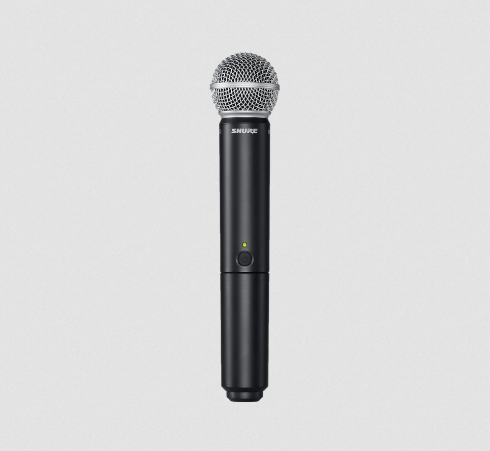 Shure BLX BLX24R/SM58 Wireless Handheld Microphone System - H11 Band