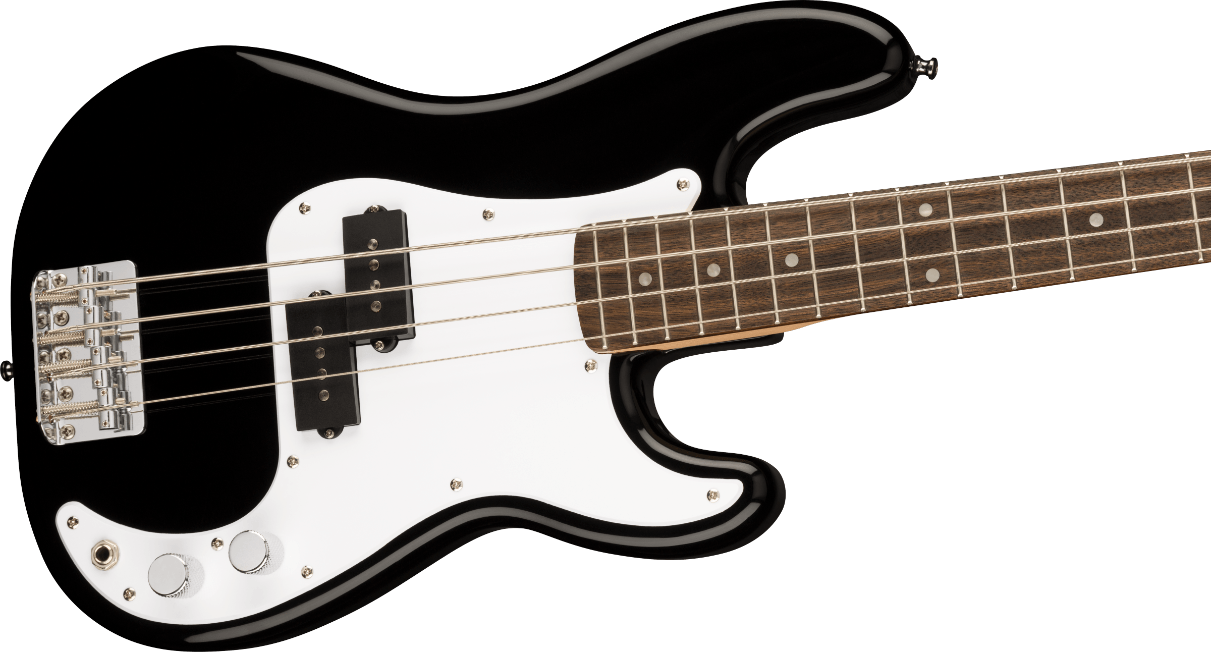 Squier Mini Precision Bass, Laurel Fb, Black