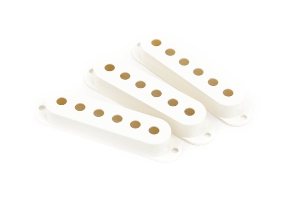 Fender Pickup Covers, Stratocaster Parchment (3)