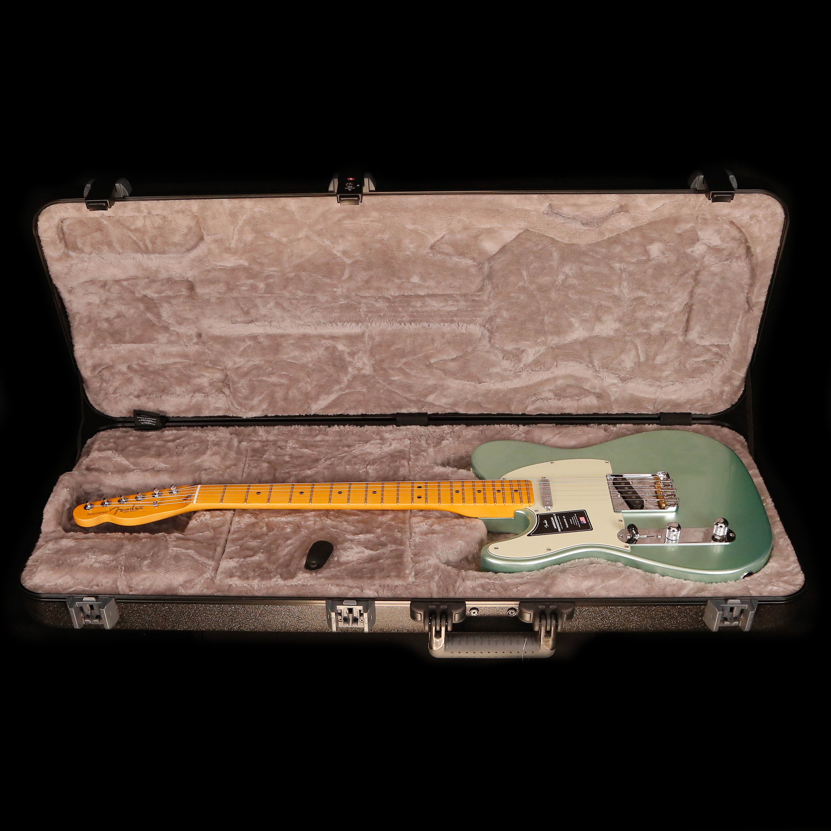 Fender American Professional II Telecaster LH, Mpl Fb, Mystic Surf Green