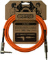 Orange Crush 10 Ft Instrument Cable Angled to Straight