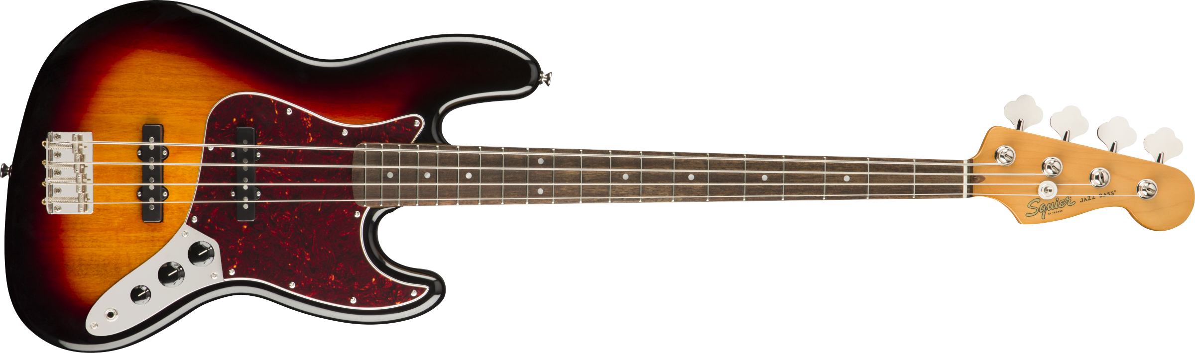 Squier Classic Vibe 60s Jazz Bass, Laurel Fb, 3-Color Sunburst