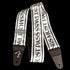 Fender George Harrison 2" All Things Must Pass Logo Strap, White/Black