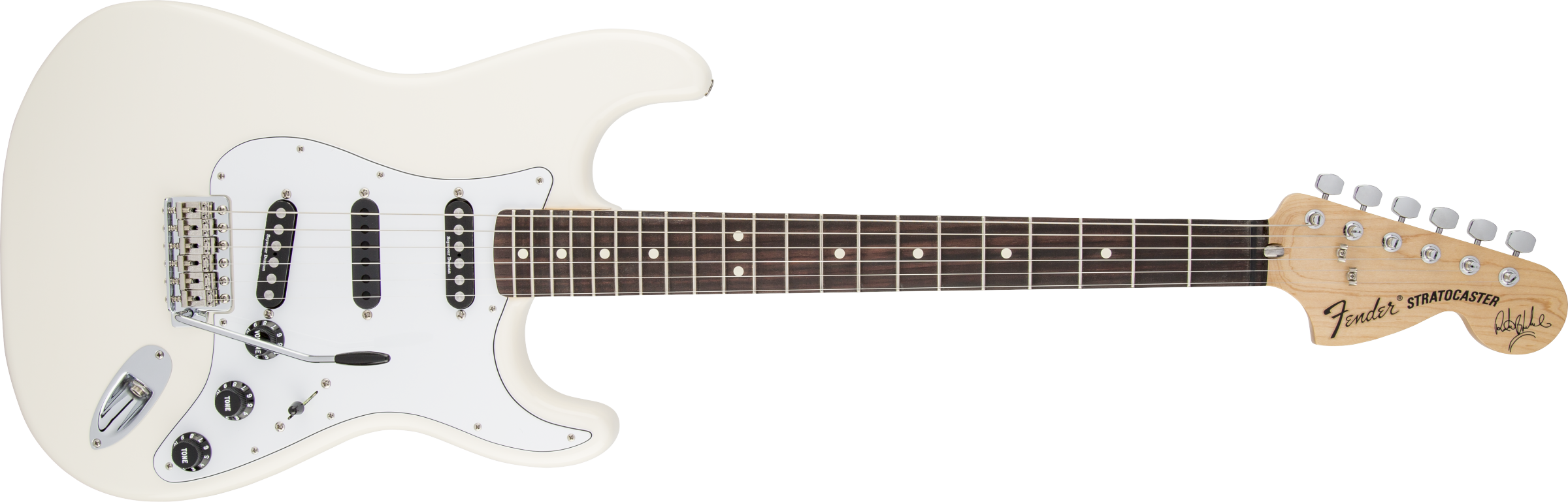 Fender Ritchie Blackmore Stratocaster, Scalloped Rosewood Fb, Olympic White