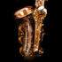 Yanagisawa SCWO20 Bb Soprano Saxophone, Curved, Bronze, Hand-Engraved Bell