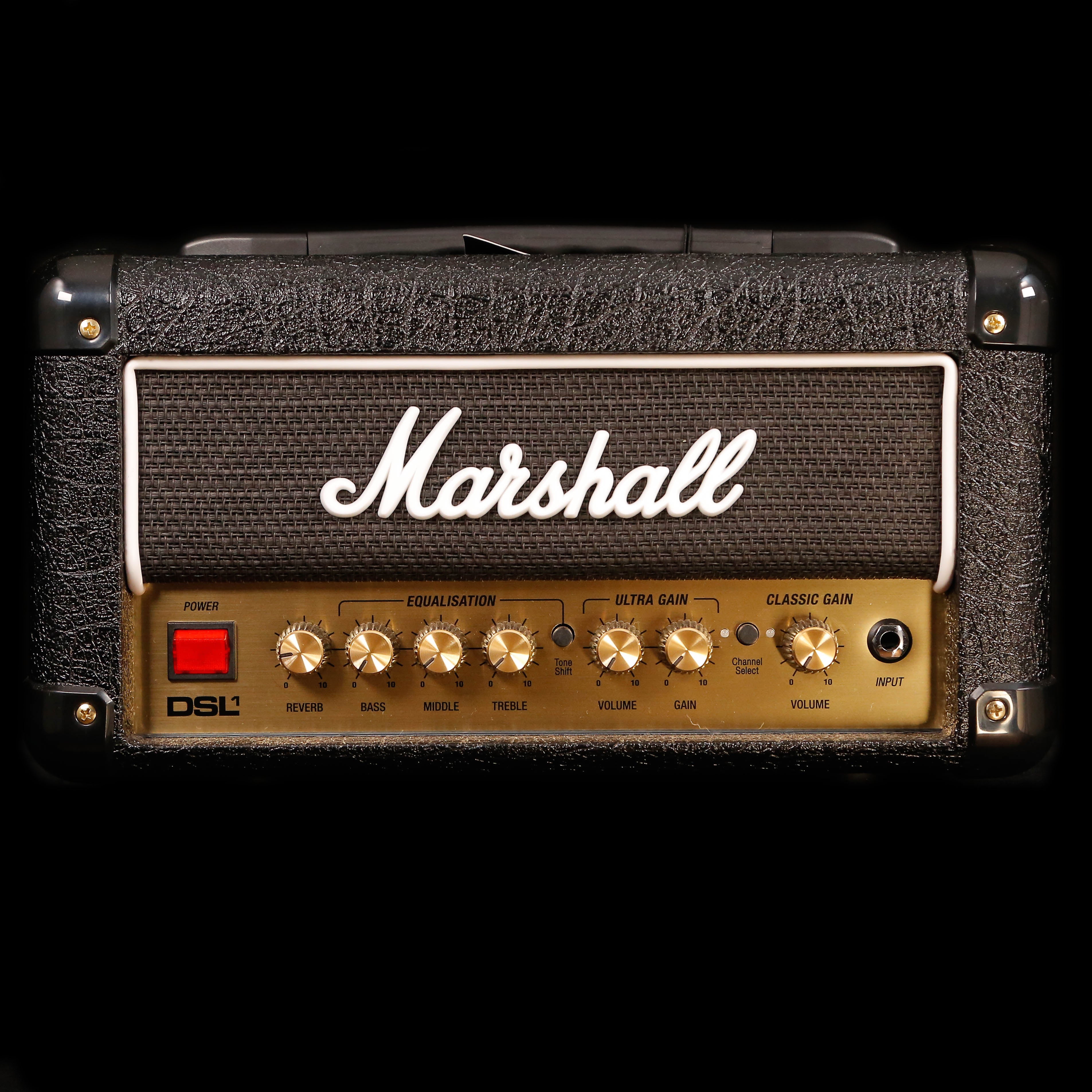 Marshall DSLR 1W all valve 2 channel head with digital Reverb
