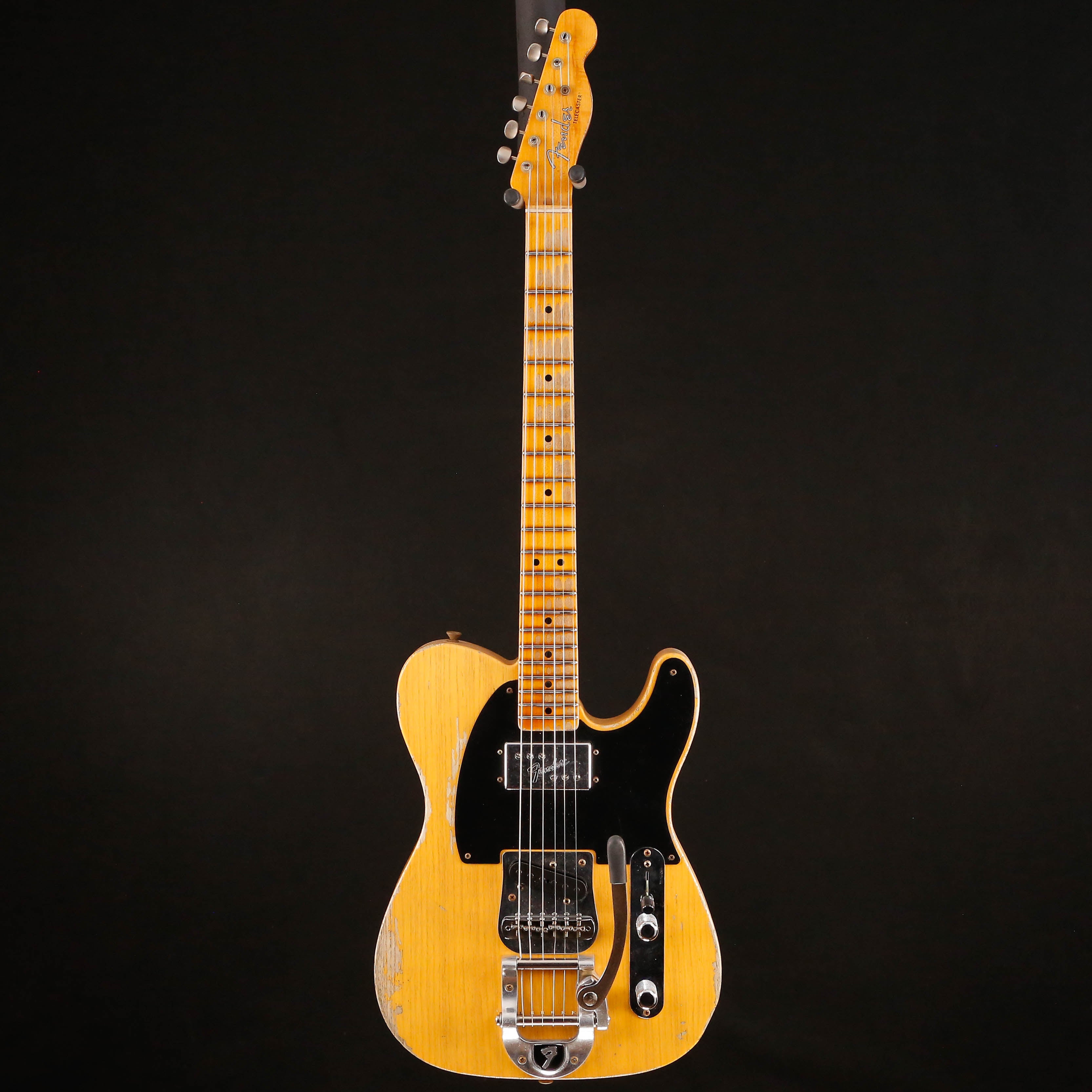 Fender Custom Shop Cunife Hvy Relic Blackguard Telecaster,Bs Blonde 6246 8lb 9.4o