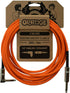 Orange Crush 20 Ft Instrument Cable Angled to Straight