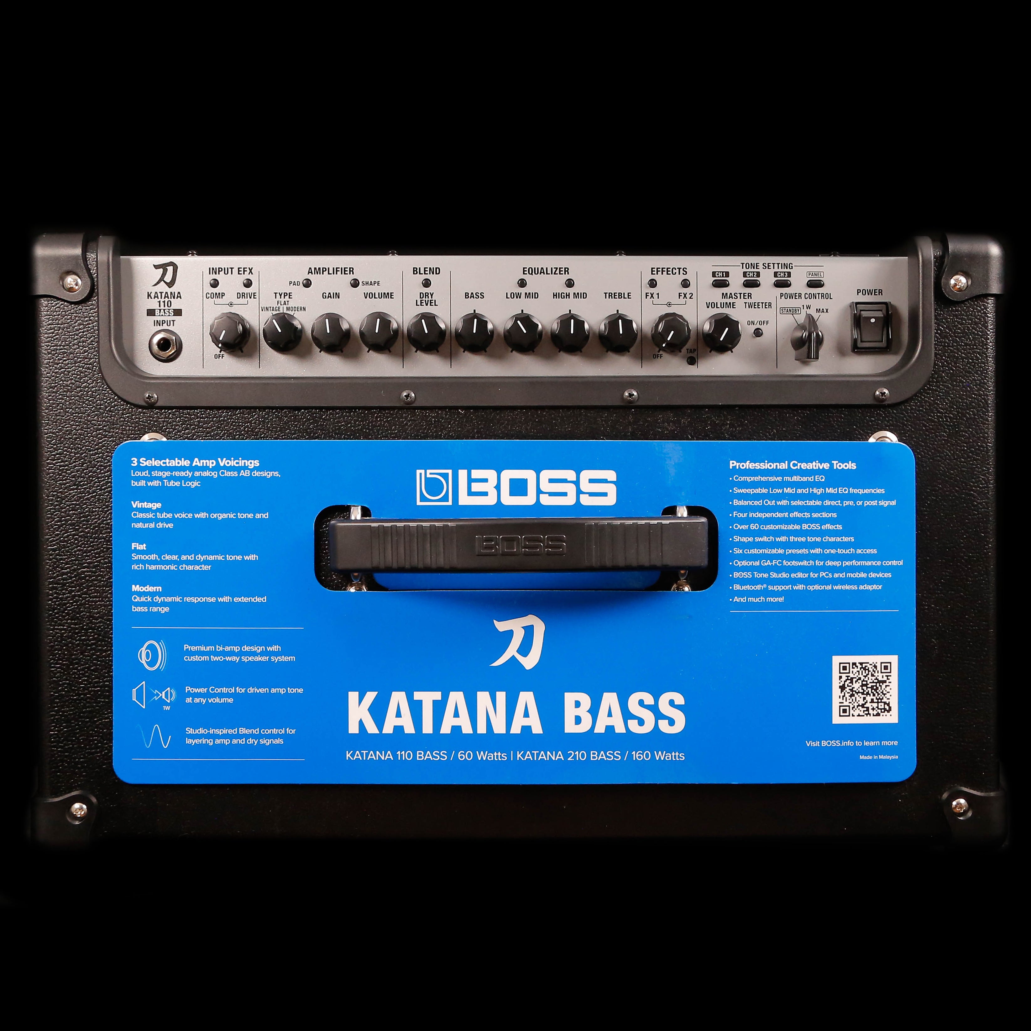 Boss Katana-110 Bass 1 x 10-inch 60-watt Combo Amp