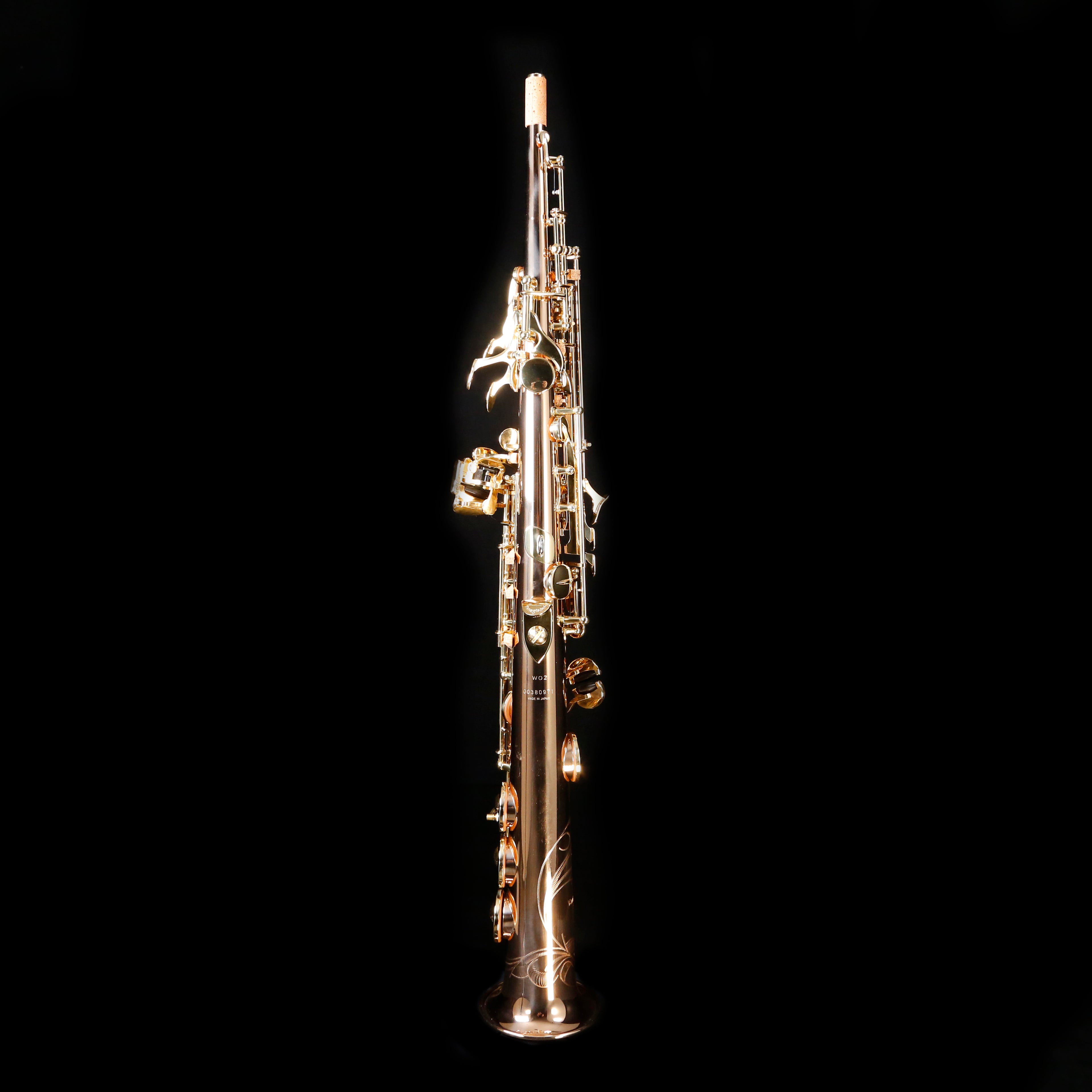 Yanagisawa SWO2 Bb Soprano Saxophone, Bronze, Straight One-Piece Body, High F#
