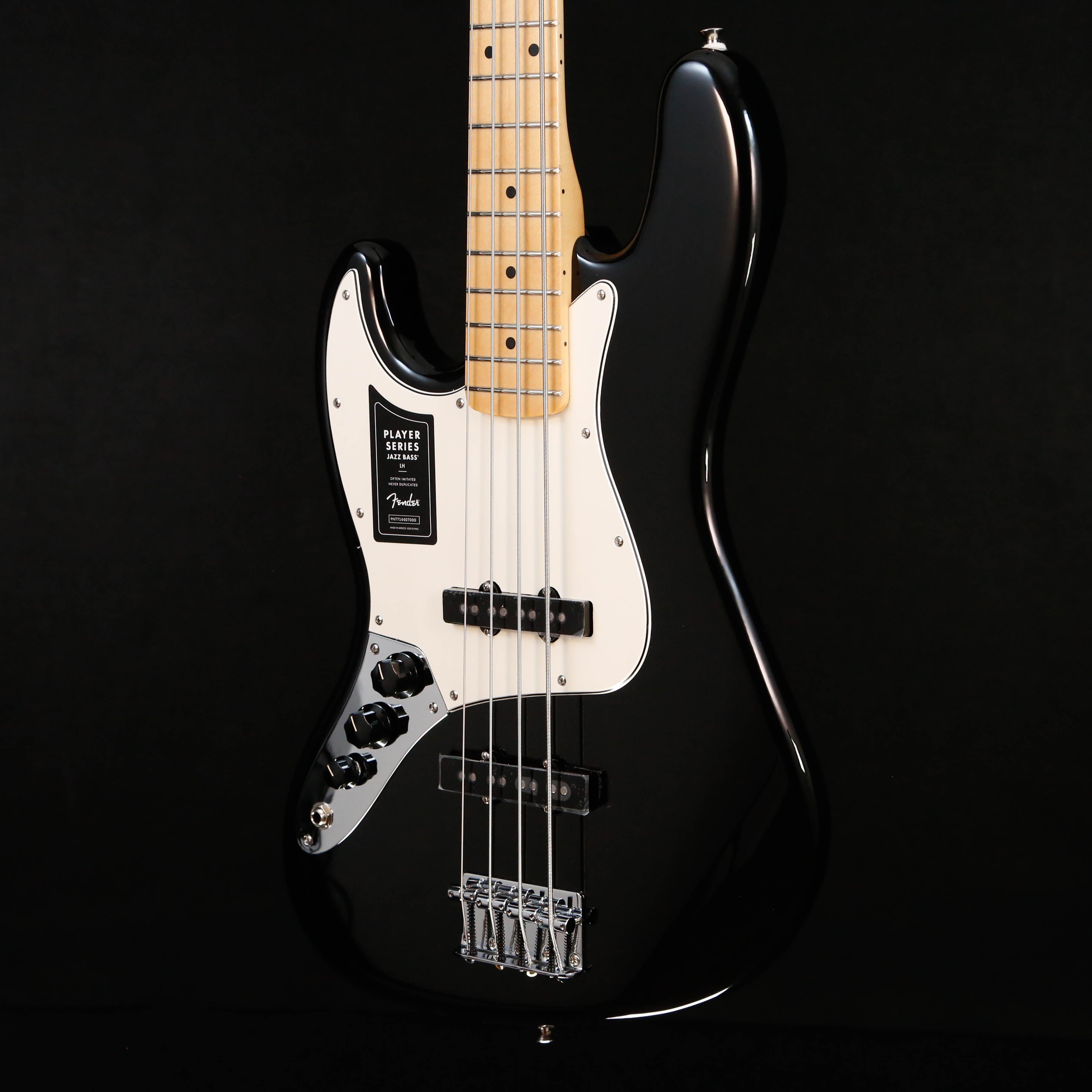 Fender Player Jazz Bass Left-Handed, Maple Fb, Black