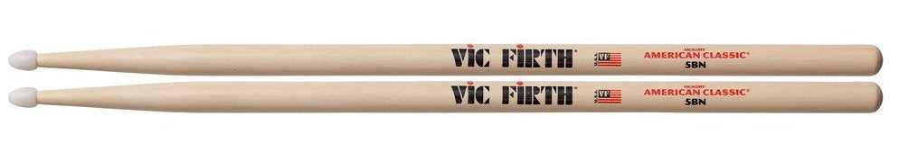 Vic Firth 5BN 5B American Classic Drum Sticks Nylon Tip