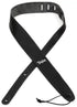 Taylor TL251-06 Leather/Suede 2.5'' Guitar Strap, Black Leather (#4102-25)