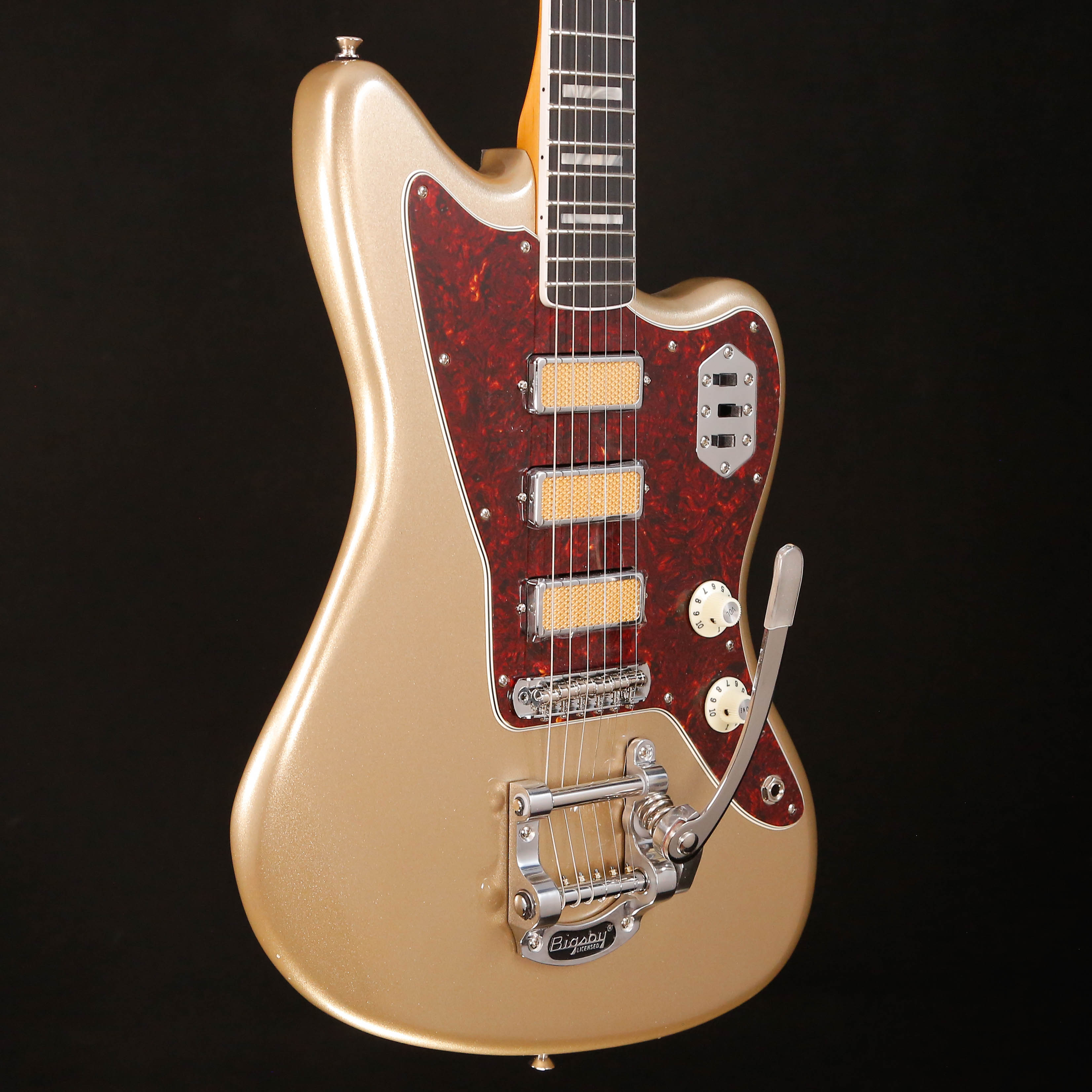 Fender Gold Foil Jazzmaster, Shoreline Gold