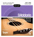 D'Addario Coated Phos Bronze Acoustic Bass Strings - Taylor GS Mini Scale, 37-90