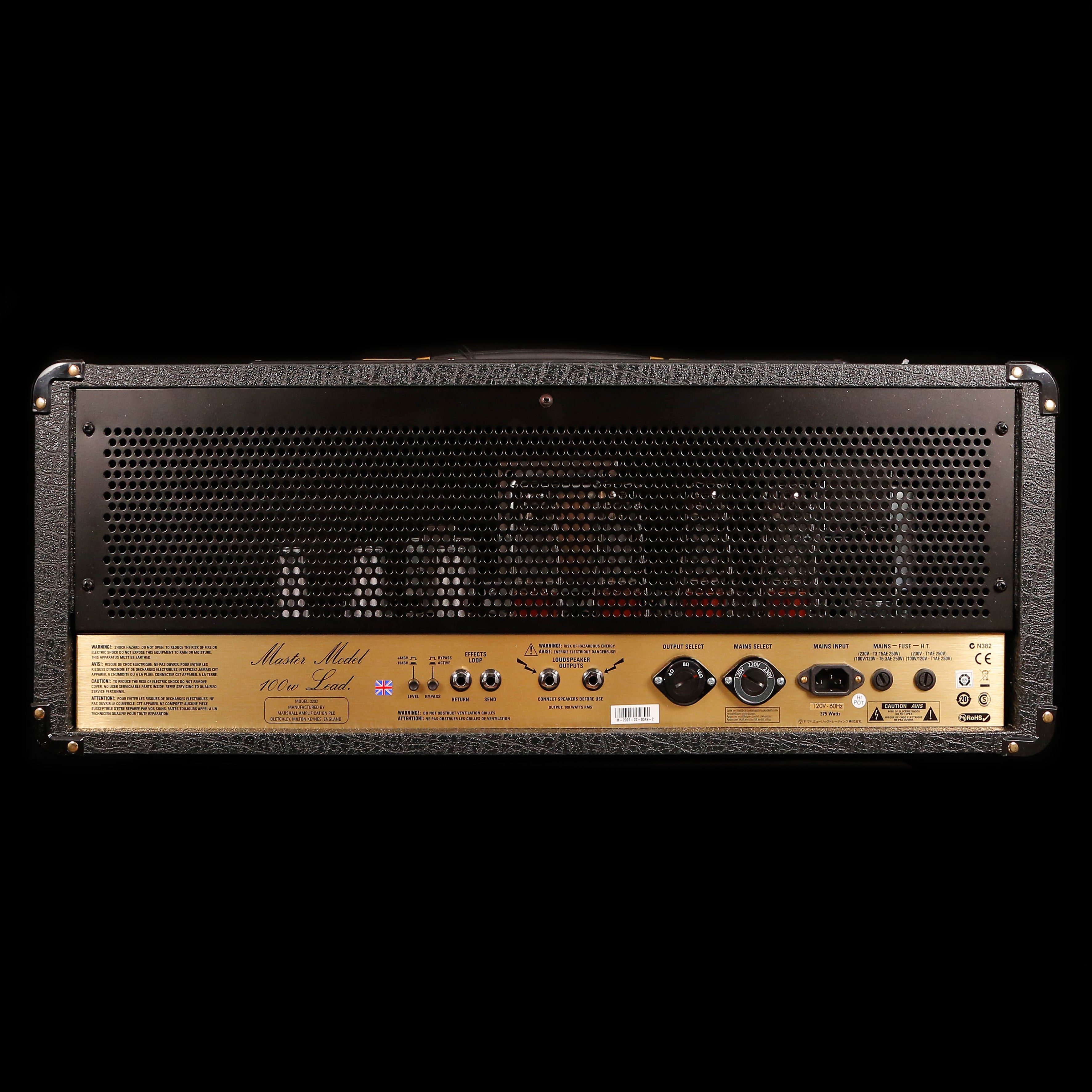 Marshall JCM800 2203x Vintage Series 100 watt Guitar Amp