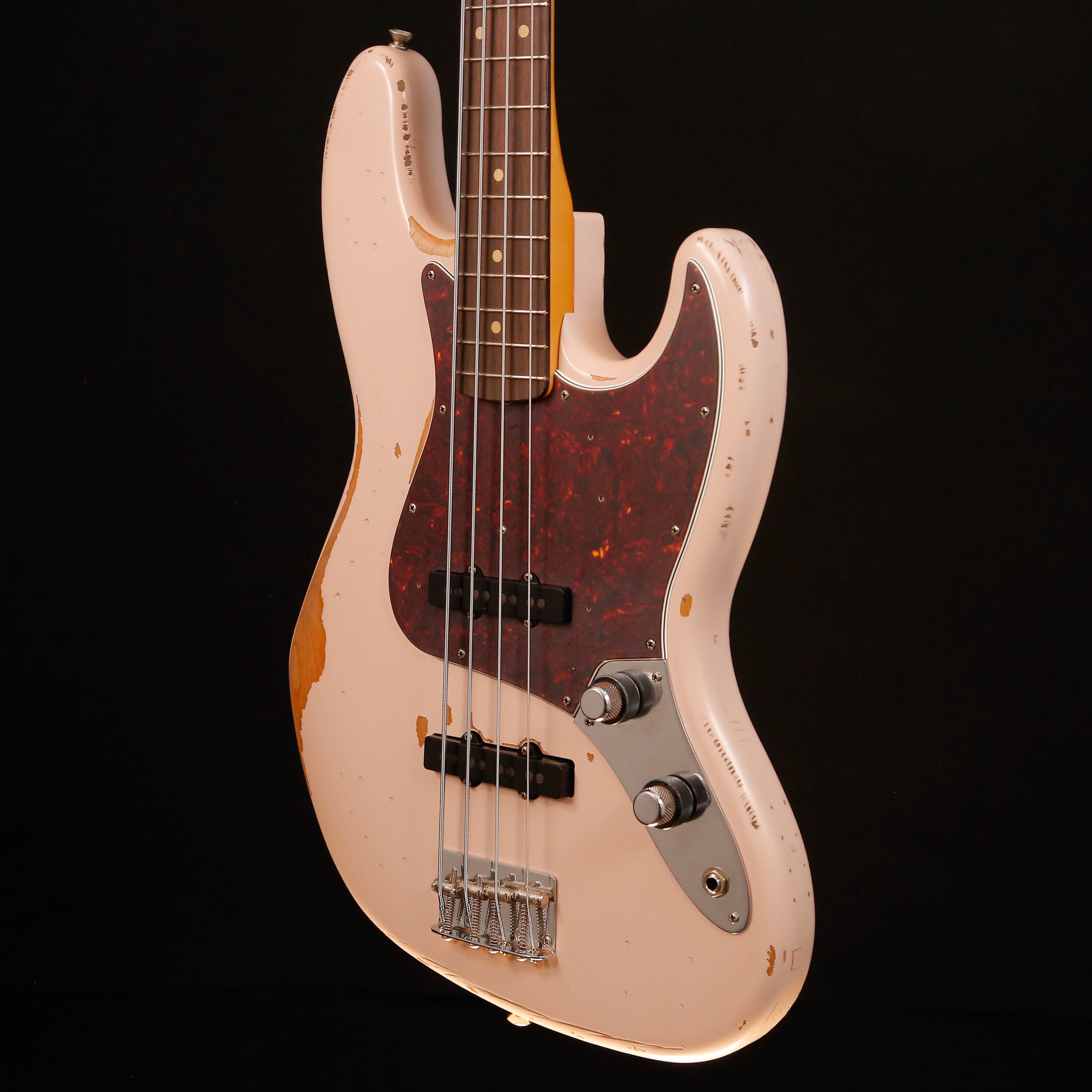 Fender Flea Jazz Bass, Rosewood Fb, Roadworn Shell Pink