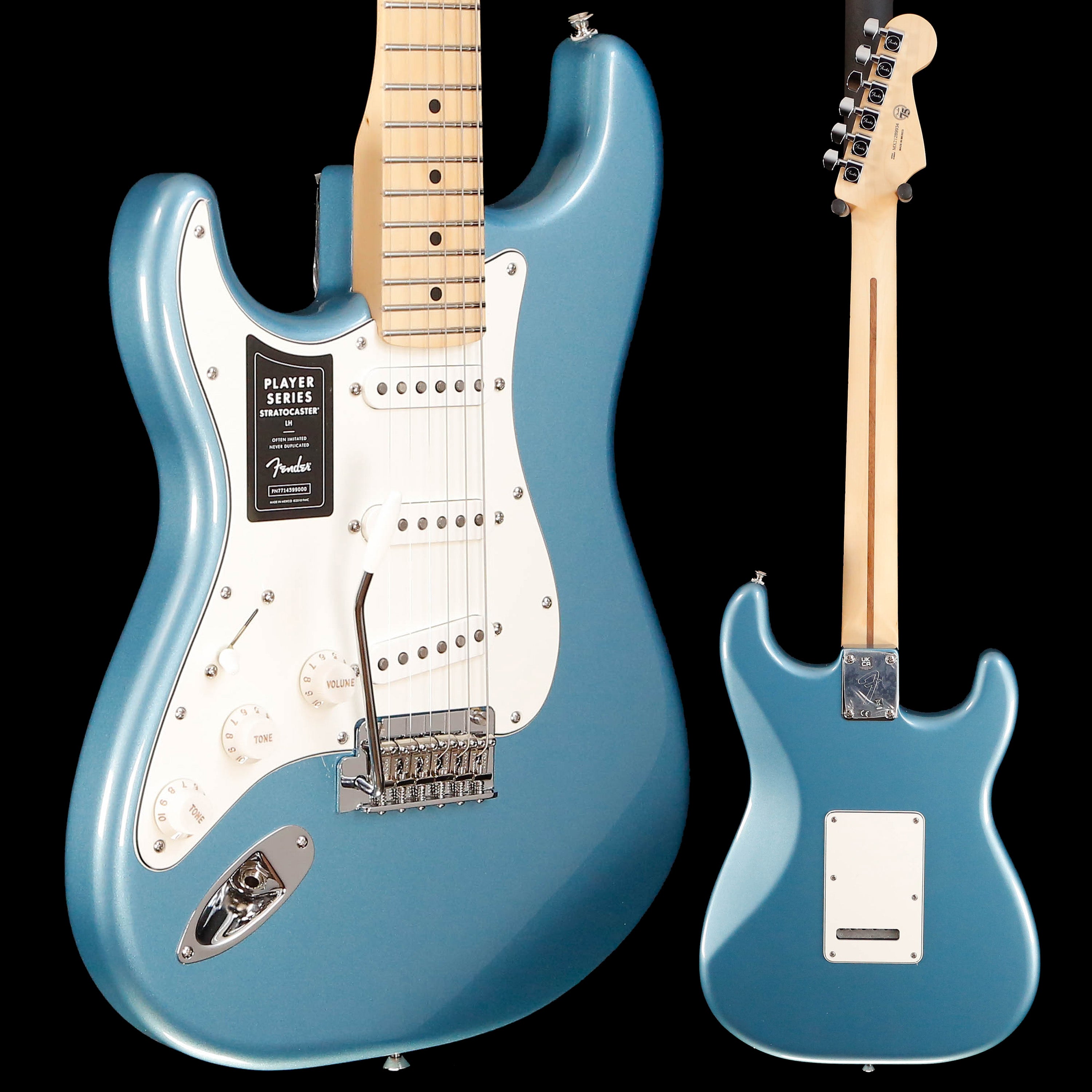 Fender Player Stratocaster Left-Handed, Maple Fb, Tidepool