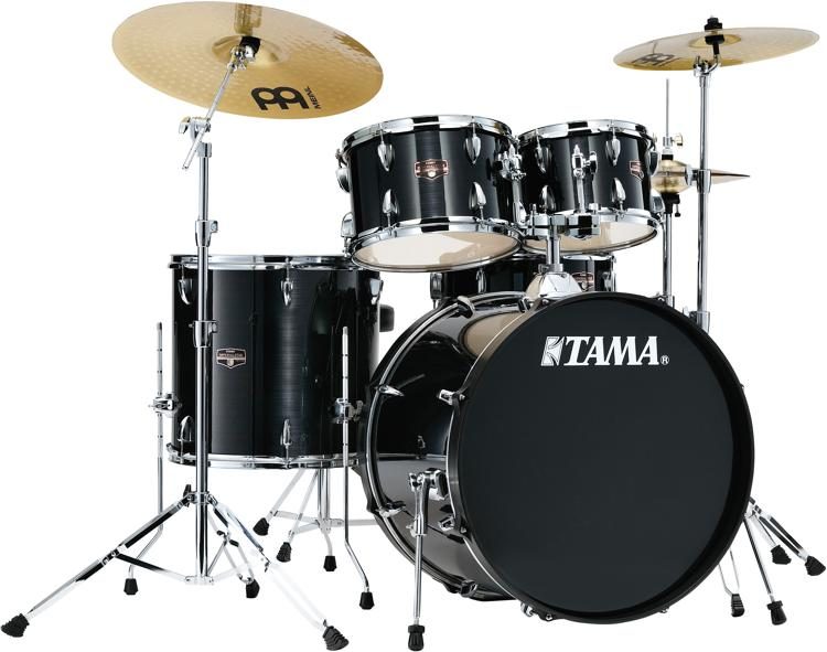 Tama IE52CHBK Imperialstar 5pc Kit w/Cymbals Hairline Black