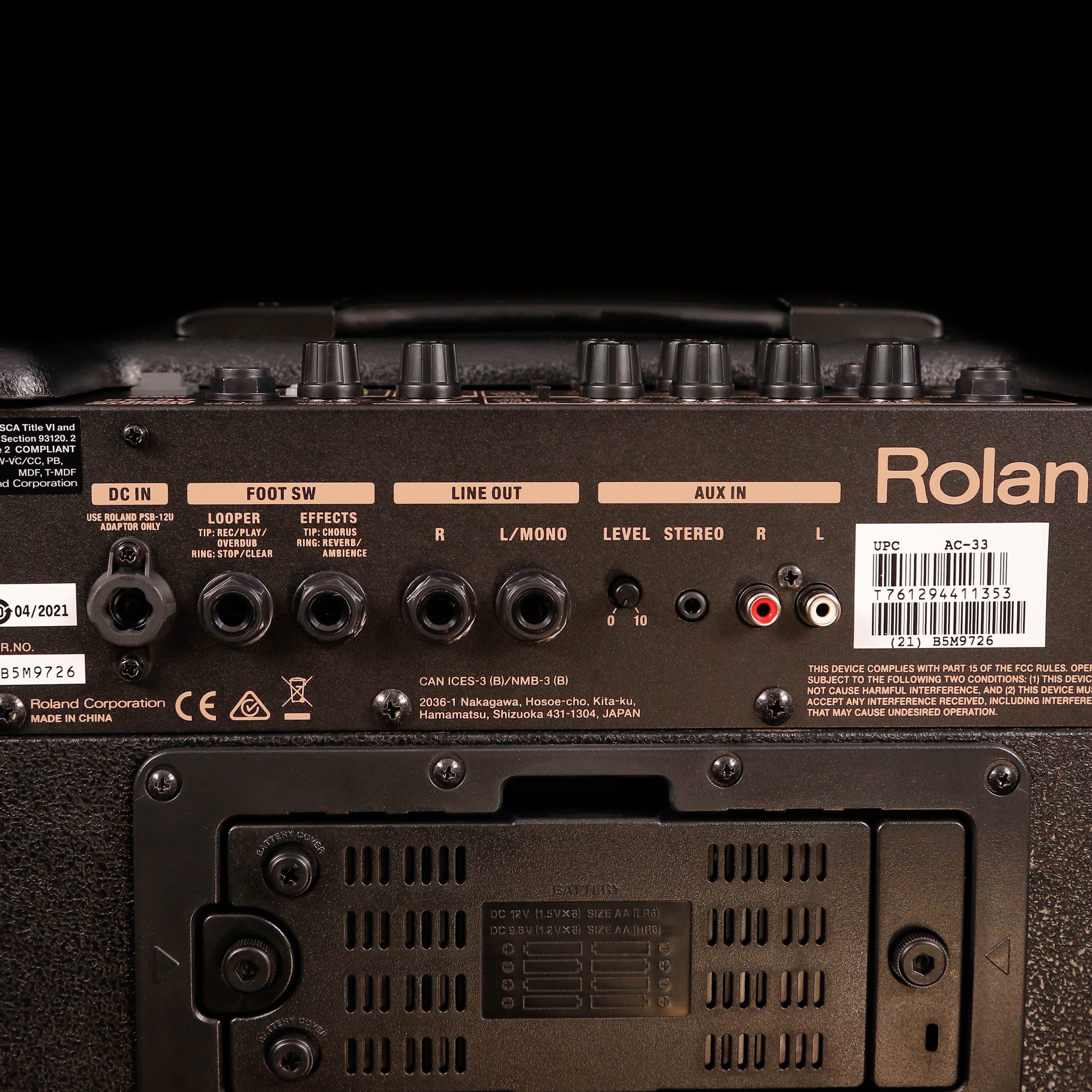 Roland AC-33 Battery-Powered Acoustic Chorus Amp