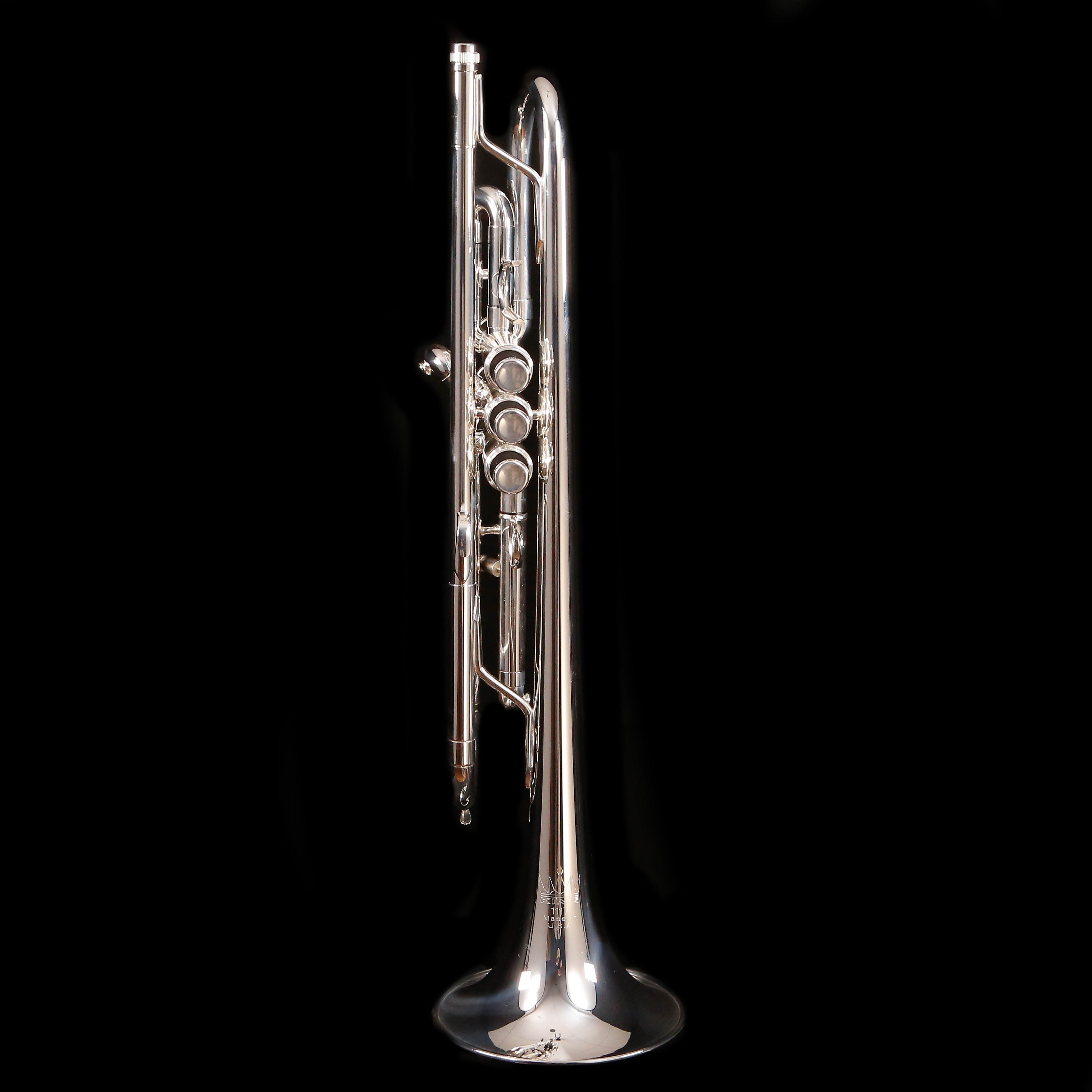 King 1117SP King Marching Brass - Background Brass Silver-Plate Finish
