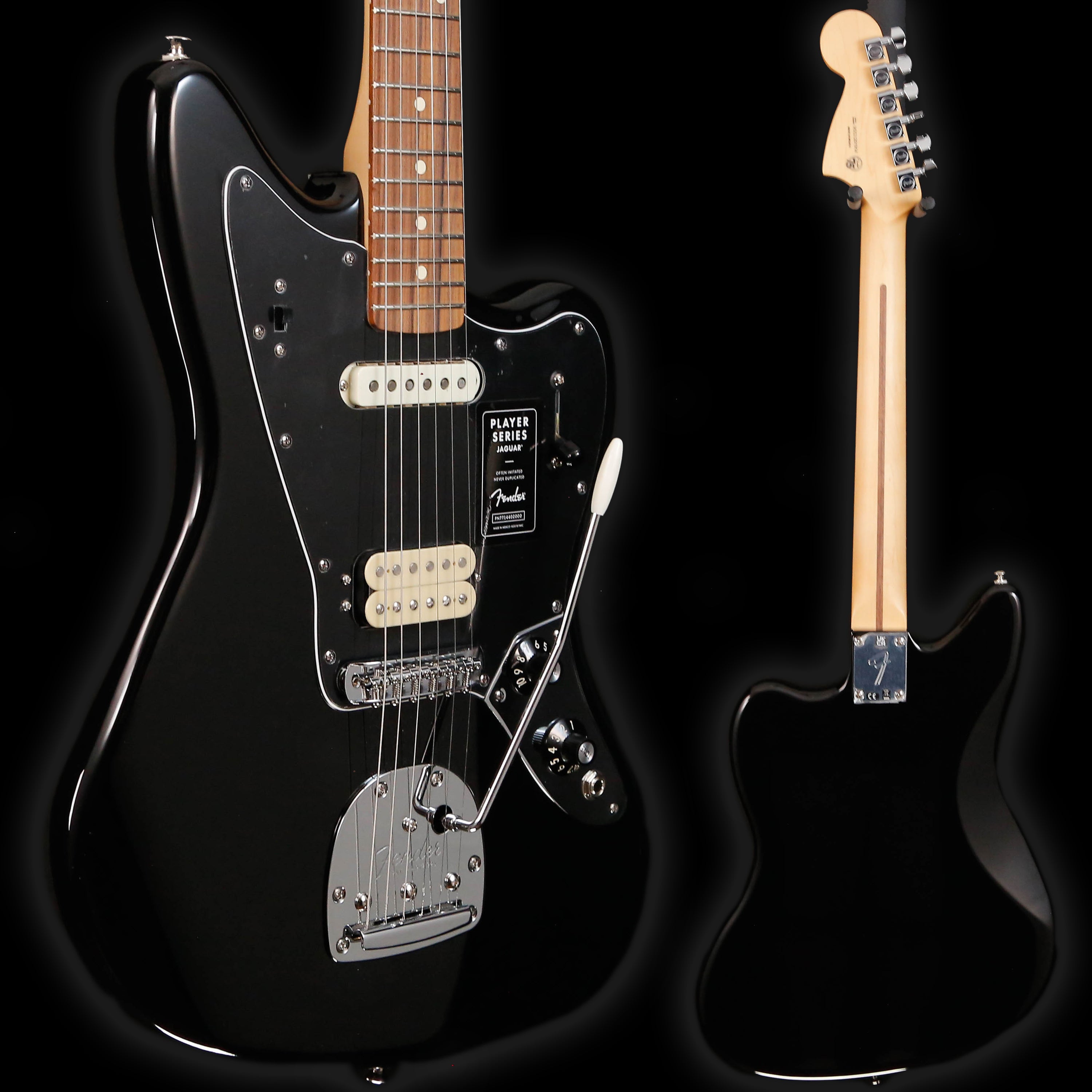 Fender Player Jaguar, Pau Ferro Fb, Black